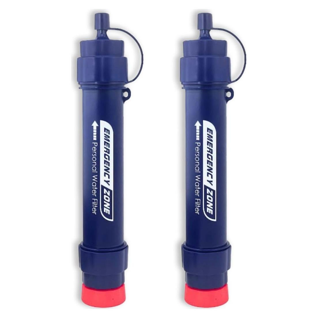 Popote de Filtro de Agua Portátil Emergency Zone - 2 Paquete