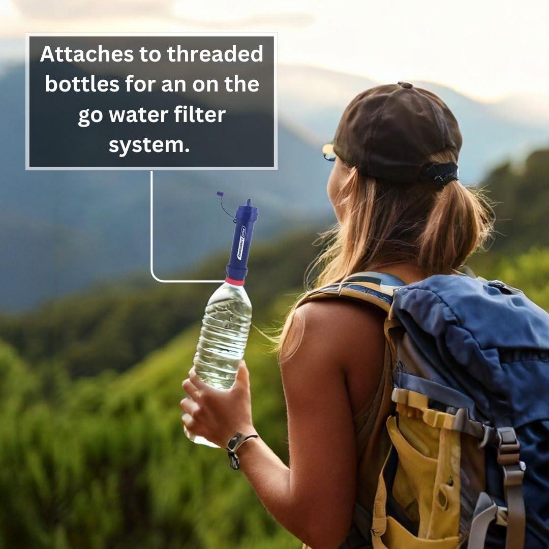 Popote de Filtro de Agua Portátil Emergency Zone - 2 Paquete
