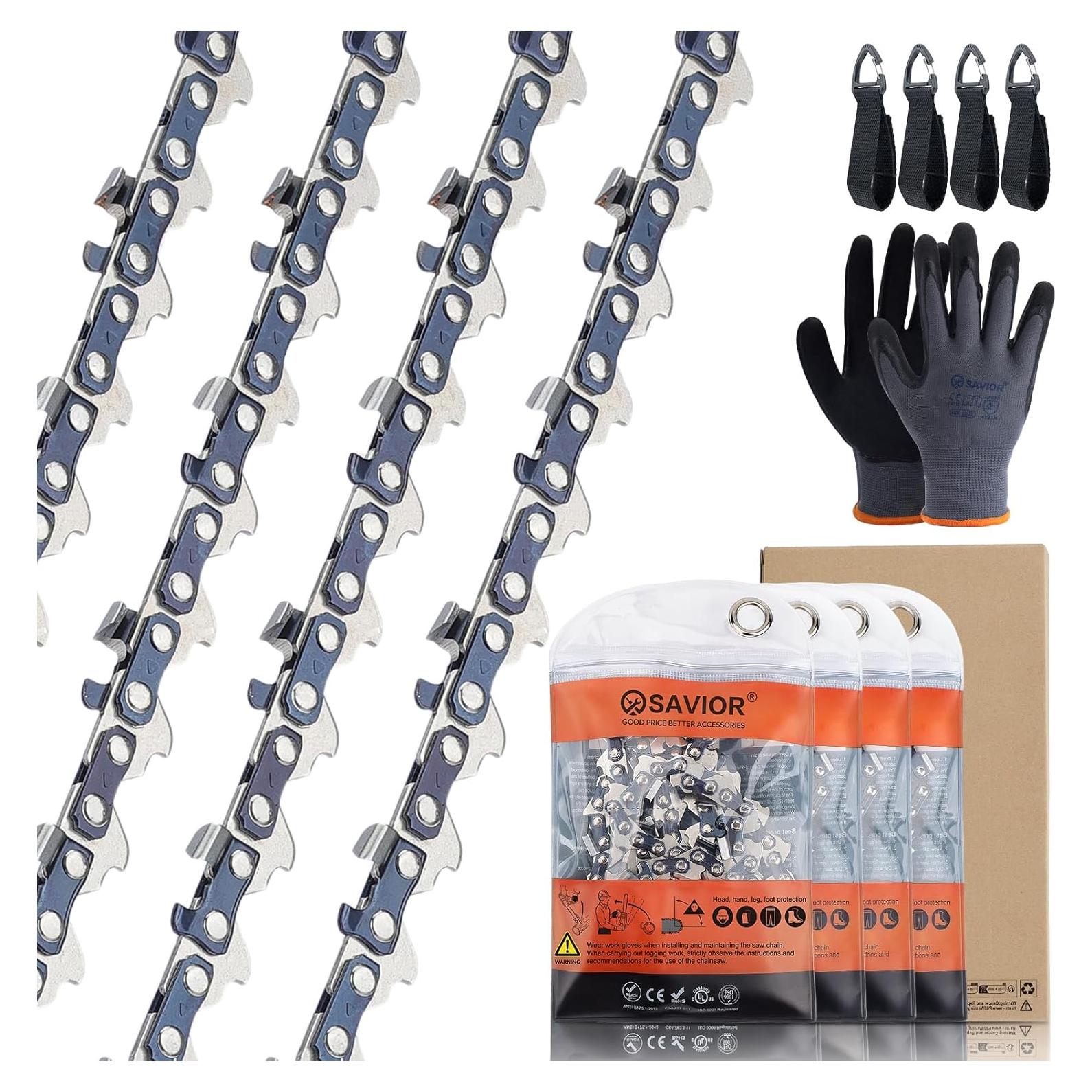 Cadena de Sierra Mini 4" Savior 28DL 1/4"LP .043" para Stihl