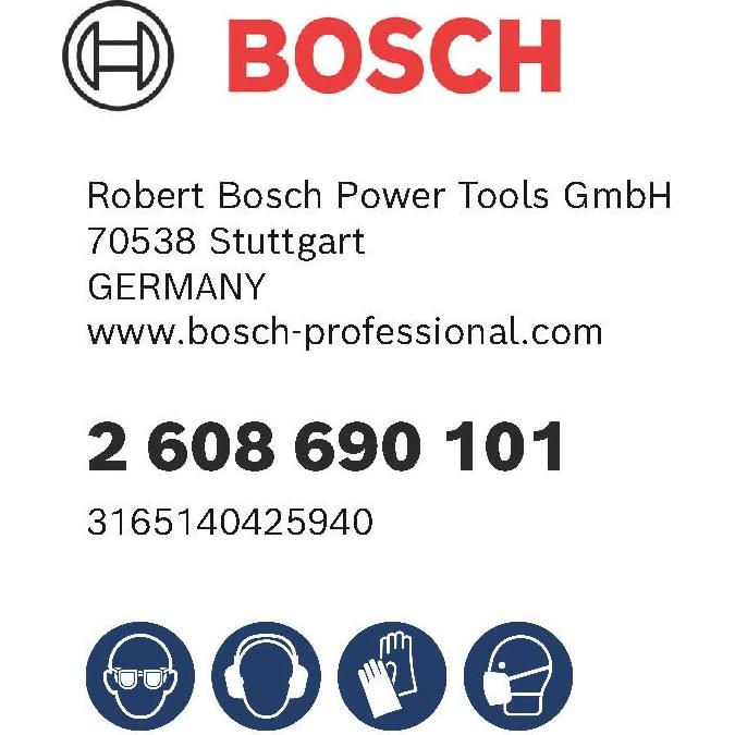 Cincel de Pala SDS Plus Bosch 2608690101 250mm 40mm Corte