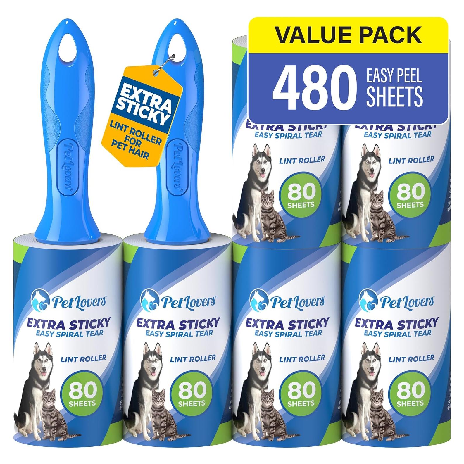 Rodillos Adhesivos PetLovers 6 Paquete Extra Pegajosos