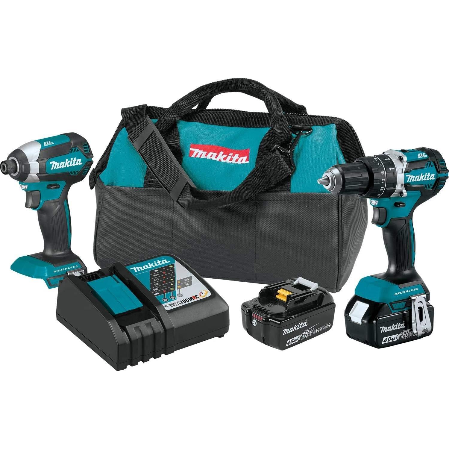 Kit Combo Inalámbrico Makita XT269M 18V con Sierra Recíproca
