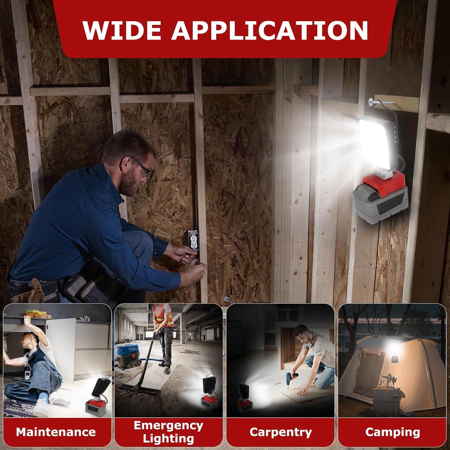 Luz de Trabajo LED Inalámbrica LANKA 90W 10000LM 2 Pcs