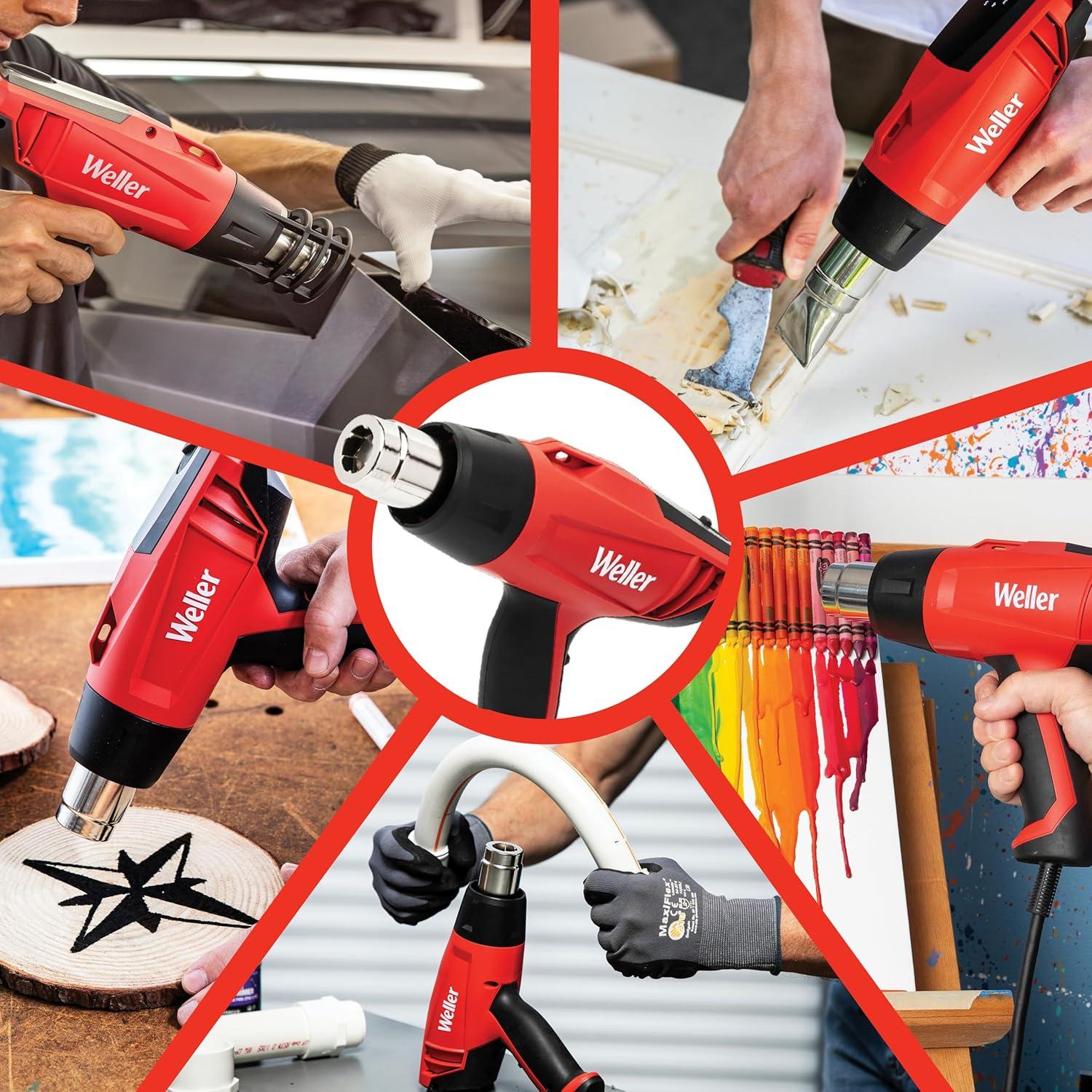 Pistola de Calor Weller 1200W Control Temperatura 2 Etapas