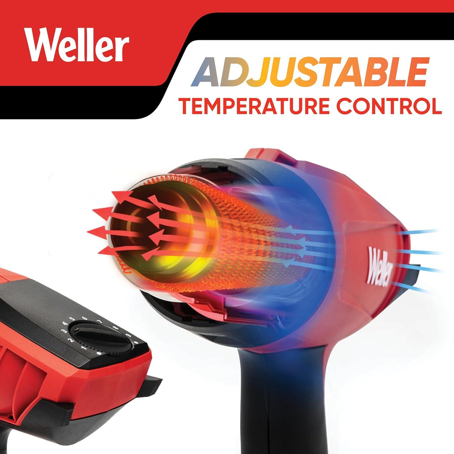 Pistola de Calor Weller 1200W Control Temperatura 2 Etapas
