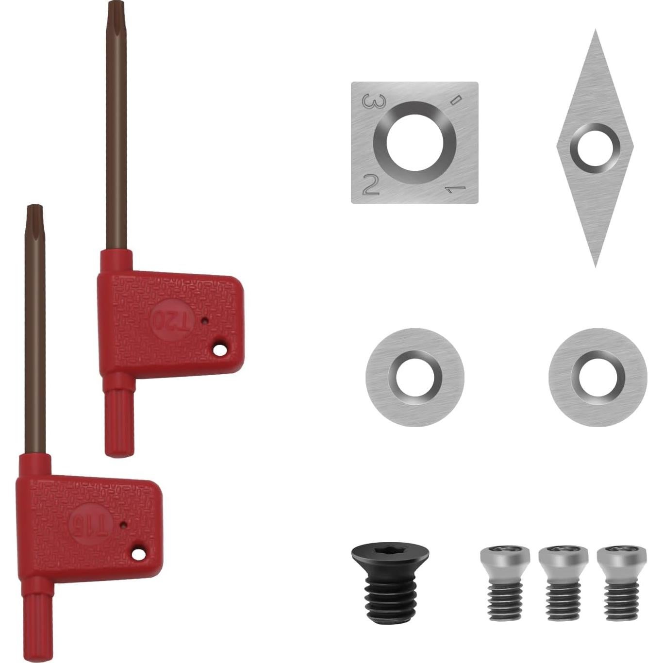 Juego de 4 Herramientas de Torneado IMOTECHOM con Caja de Madera