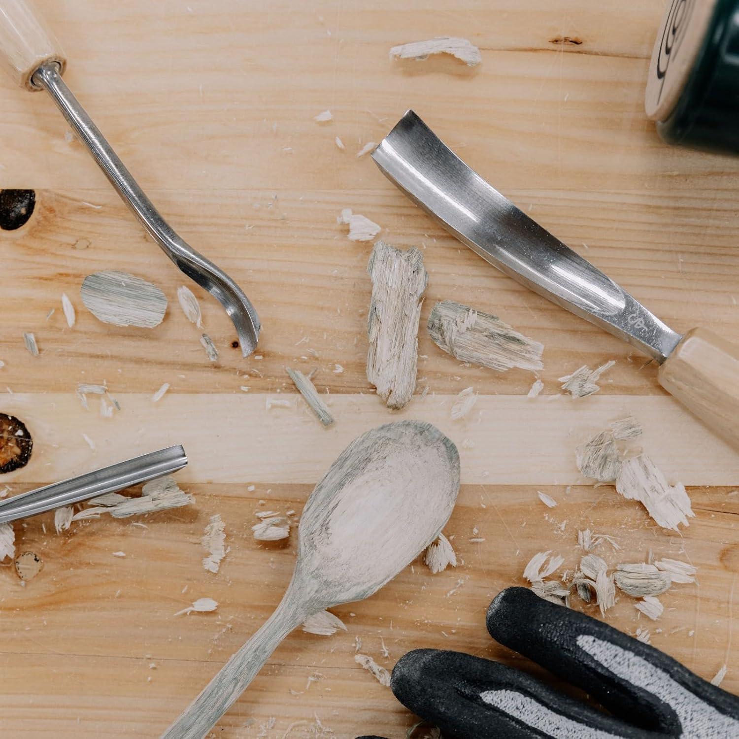 Juego de Cinceles de Talla de Madera Schaaf 12 Piezas con Funda