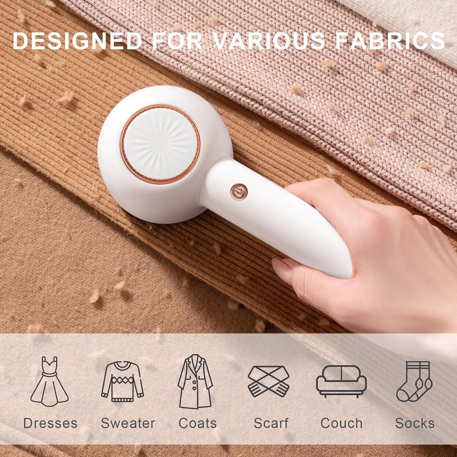 Raspador de Tela TEKI Eliminador de Pelusa Recargable USB