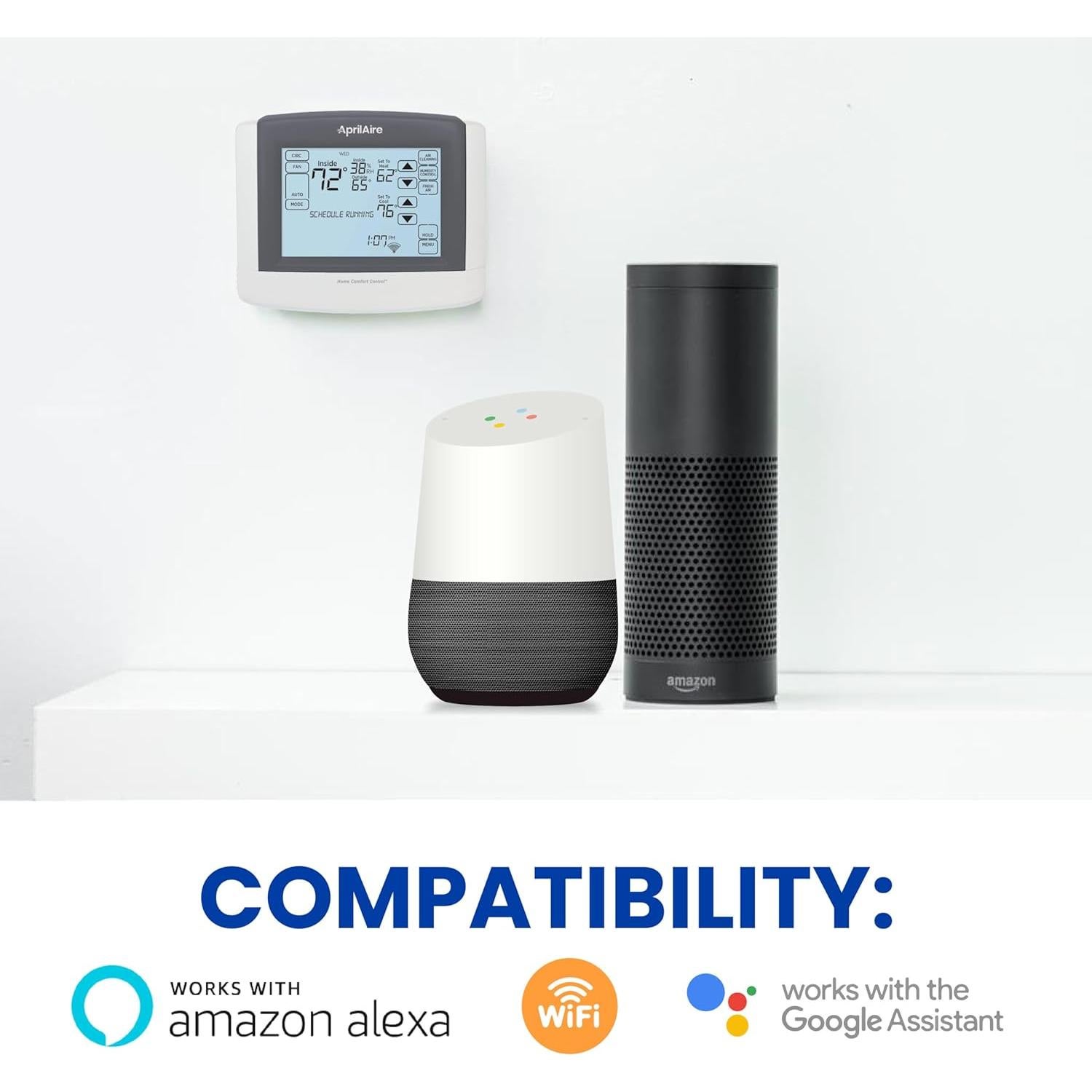 Termostato Programable Wi-Fi Aprilaire 8910W Táctil 10.3"