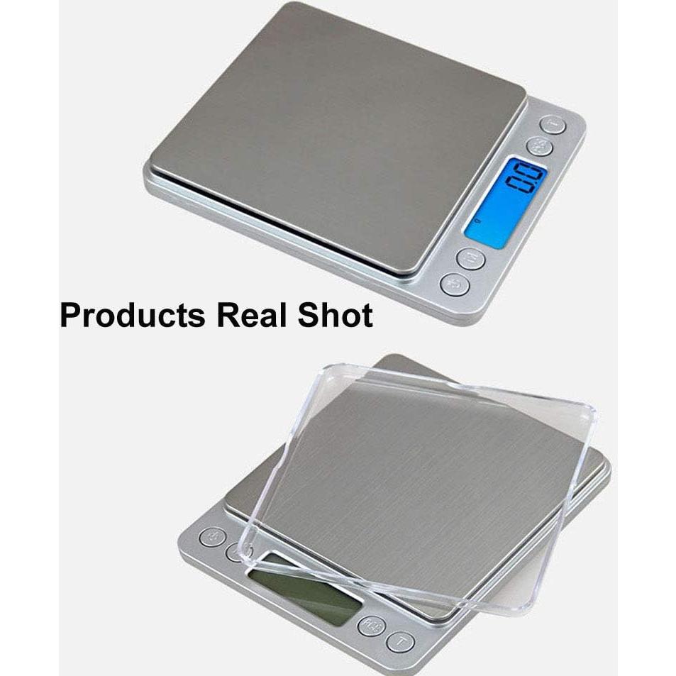 Báscula de Cocina Digital Sosee 3kg/0.1g Acero Inoxidable