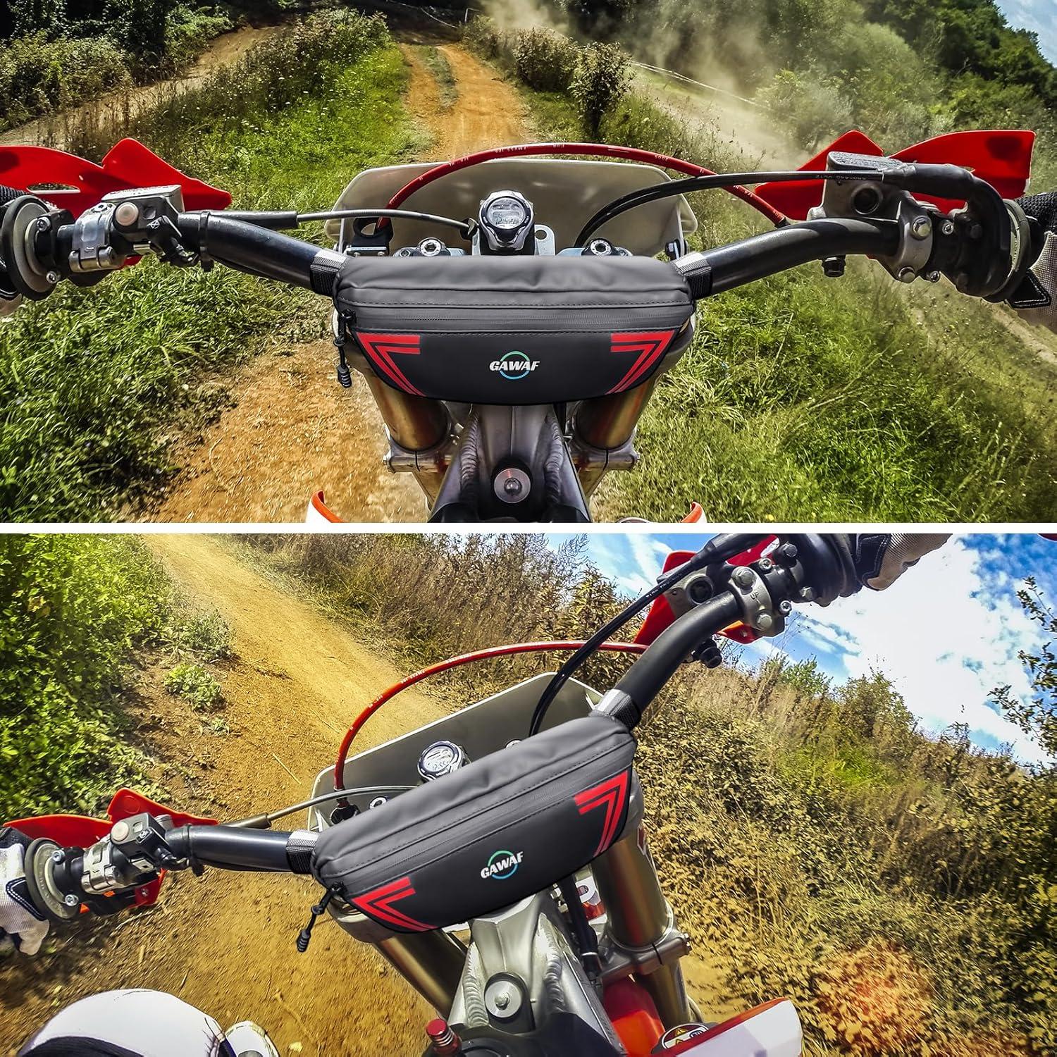 Bolsa de Manillar de Motocicleta GAWAF Chebabao-1 Impermeable 1.5L