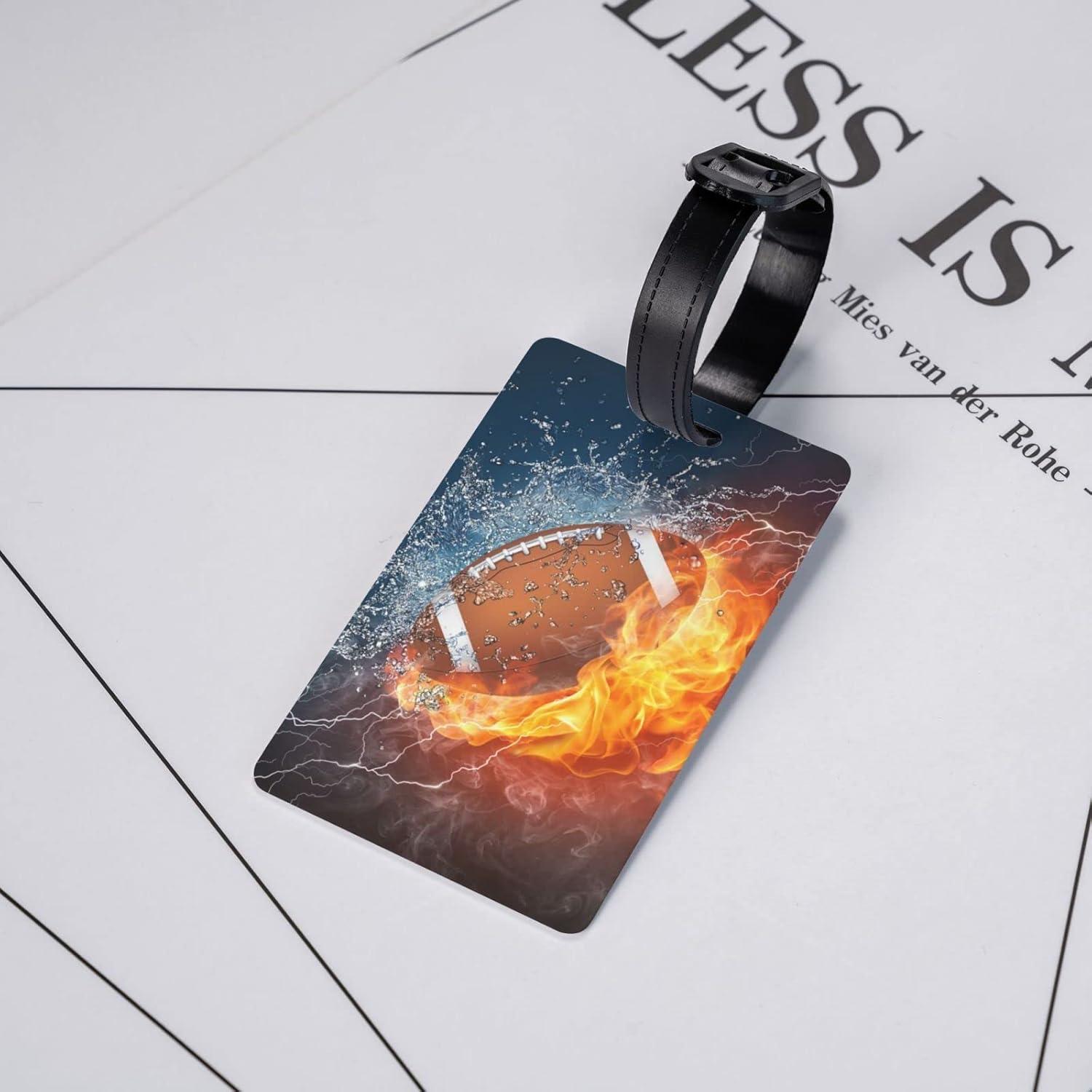 Etiqueta de Equipaje Deportiva SNAPMADE Fútbol 8.5x5.4cm