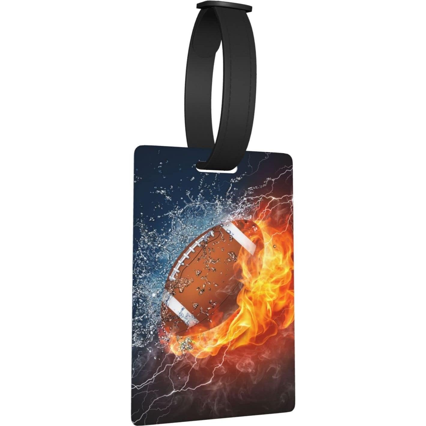 Etiqueta de Equipaje Deportiva SNAPMADE Fútbol 8.5x5.4cm