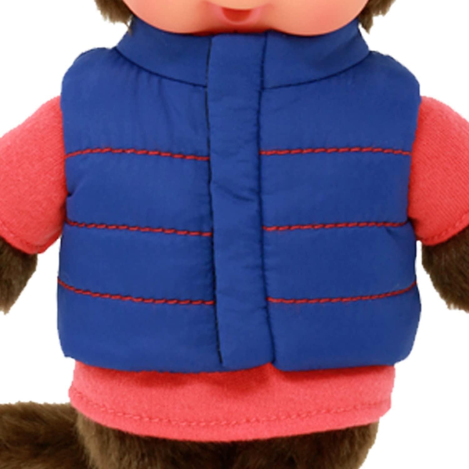Monchhichi Bandai 20 cm Peluche con Chaqueta de Plumas