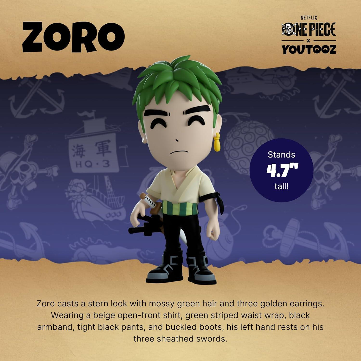 Figura Coleccionable Youtooz Zoro 11.94 cm One Piece