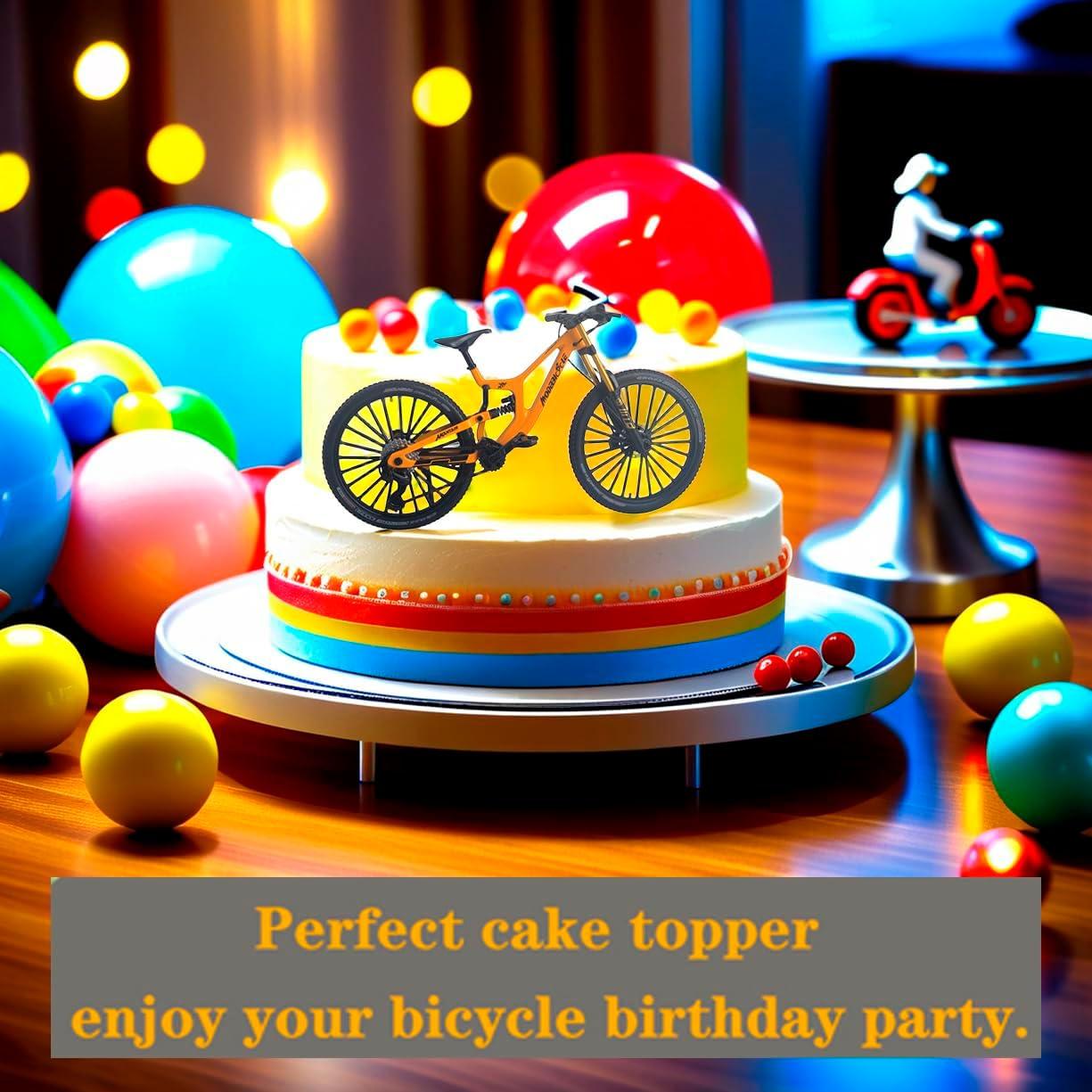 Bicicleta de Montaña Die-Cast 1:8 Ziyue Amarillo