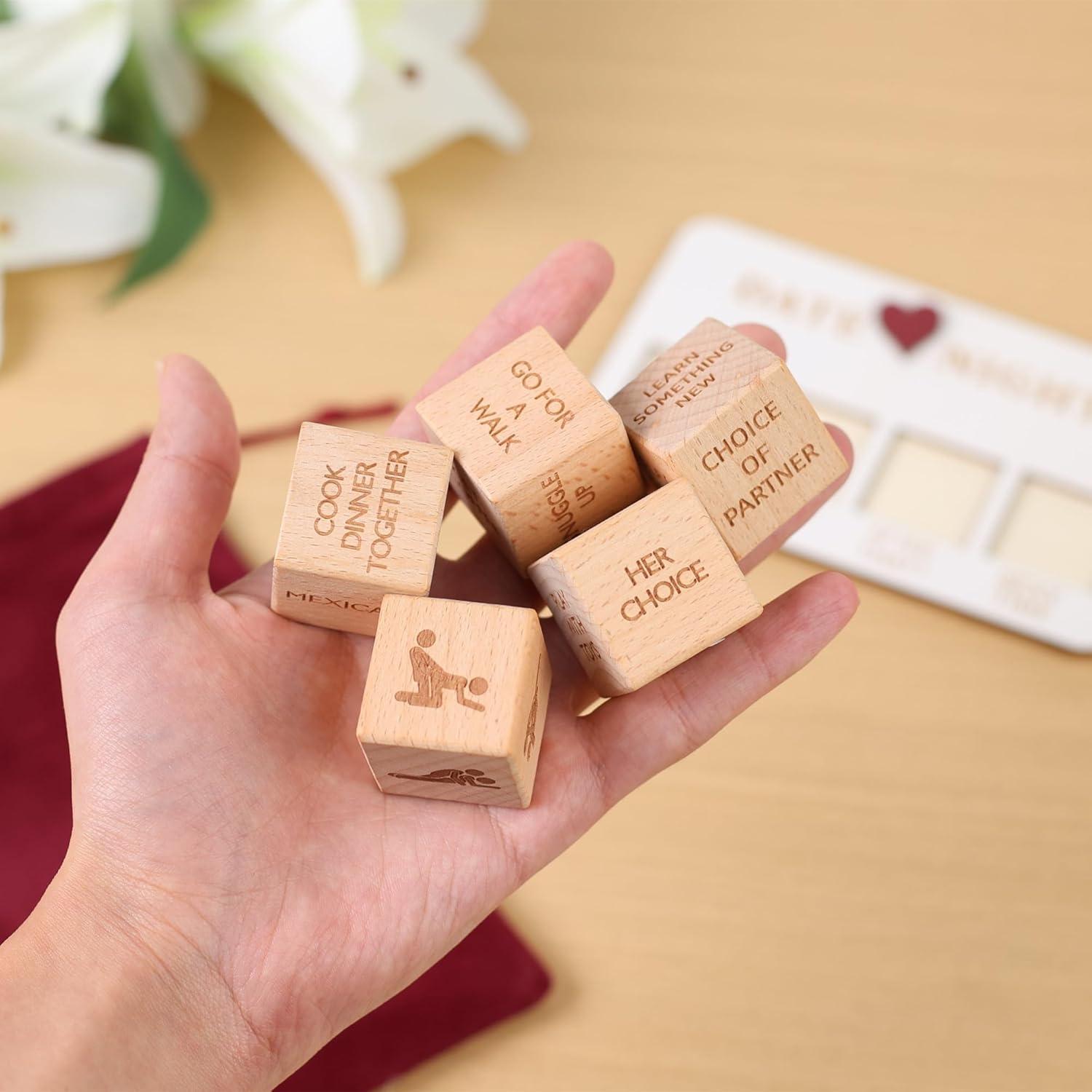 Dados para Noche de Cita RORTUSAT - Regalo Romántico para Parejas