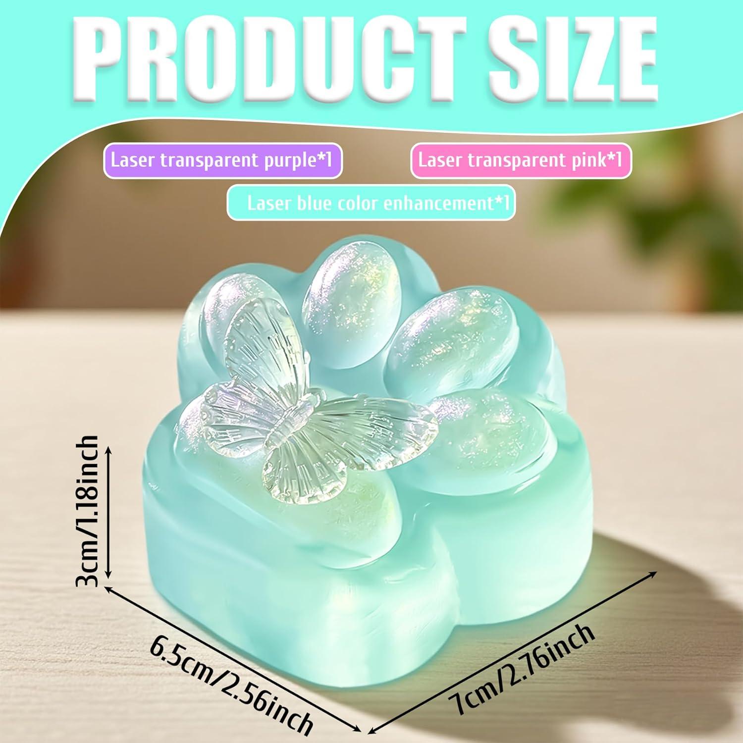 Kit de 3 Squishies Taba de Pata de Gato - Juguetes Sensoriales