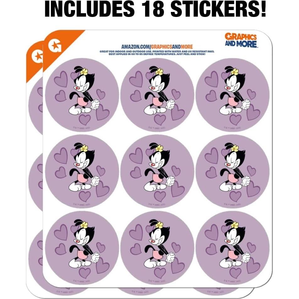 Pegatinas Corazones Animaniacs Graphics & More - 18 Unidades