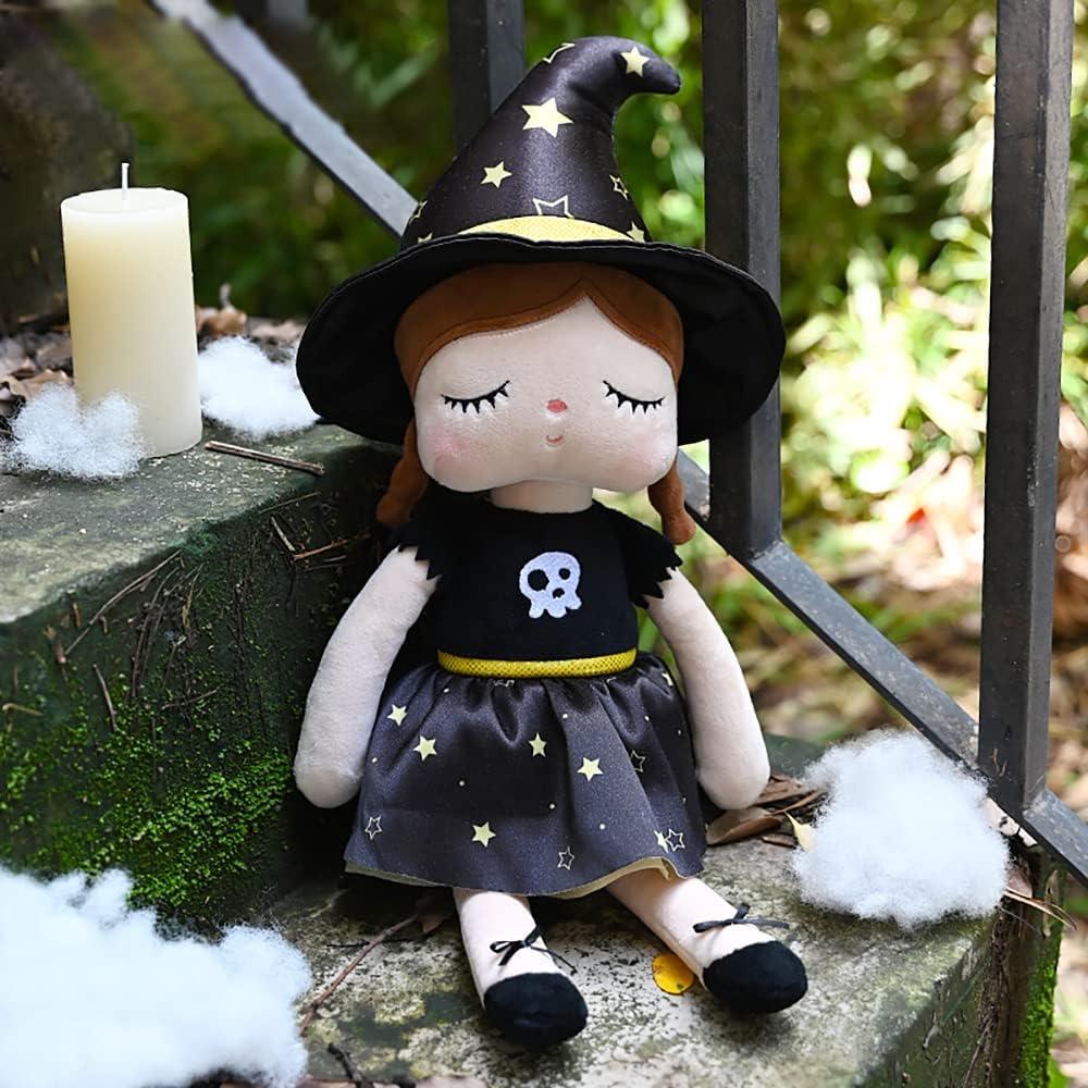 Muñeca de Peluche Bruja Angela 33 cm - Regalo Halloween