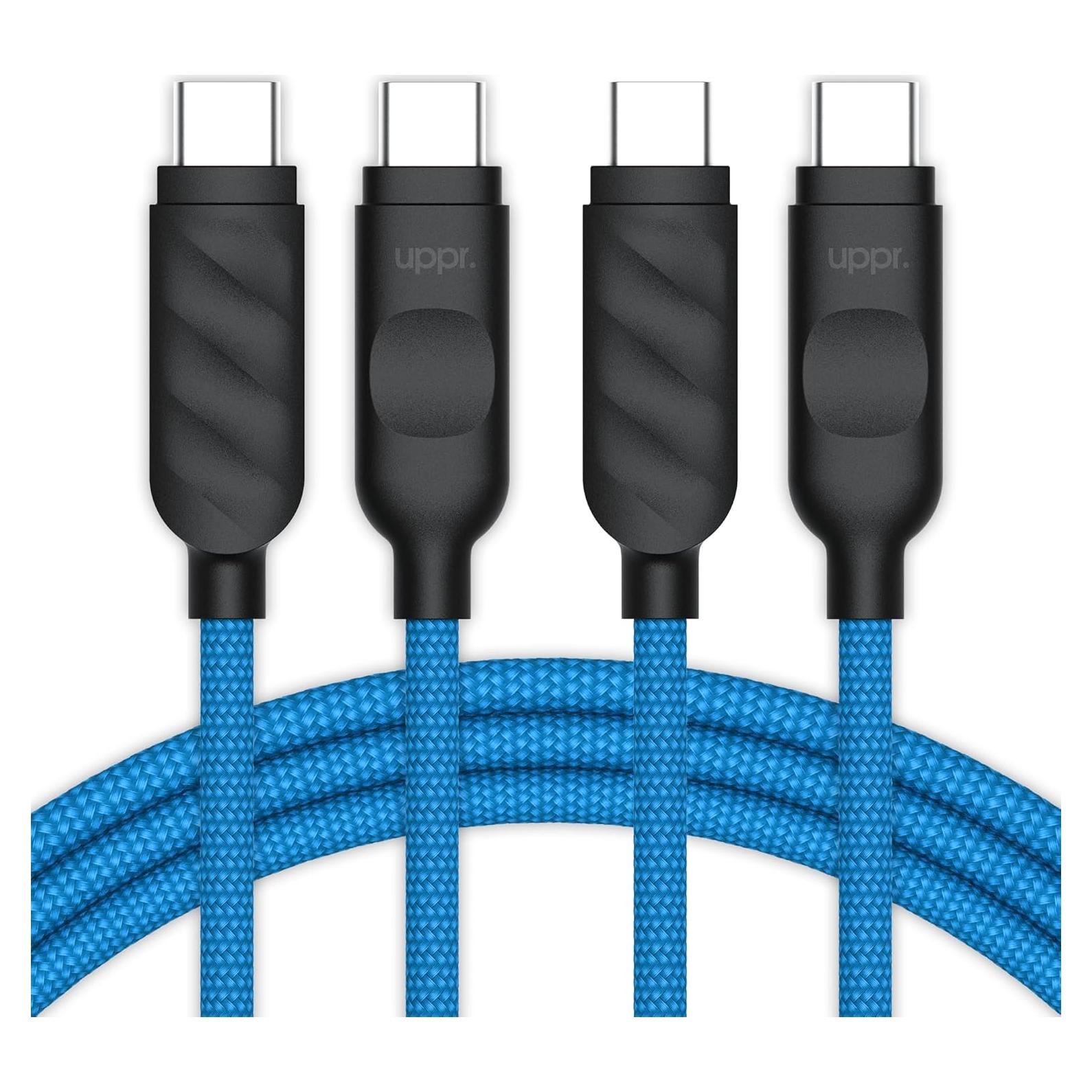 Cable USB-C trenzado UPPERCASE Designs 1m 60W carga rápida