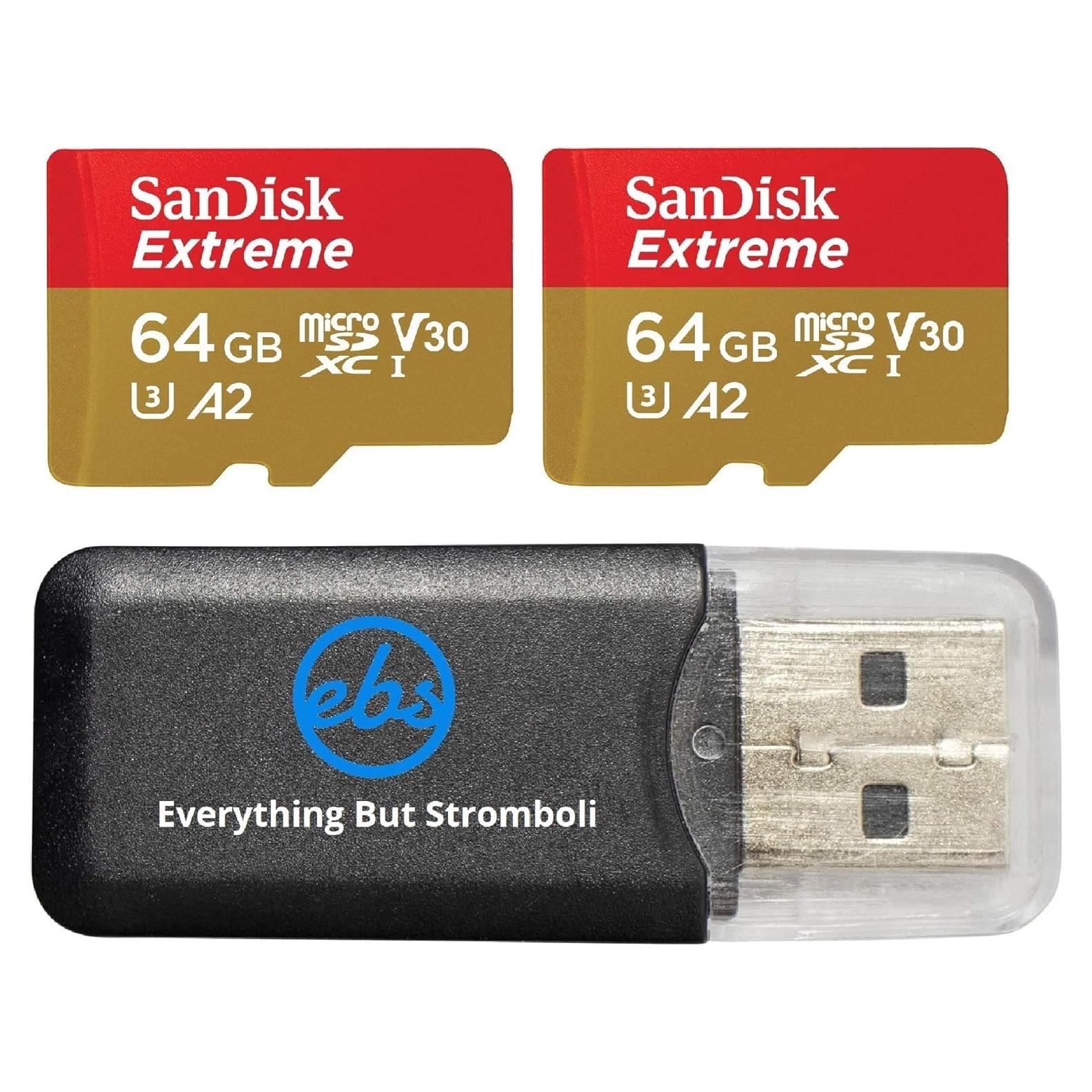 SanDisk 64GB Micro SDXC Extreme U3 V30 para GoPro Hero 8