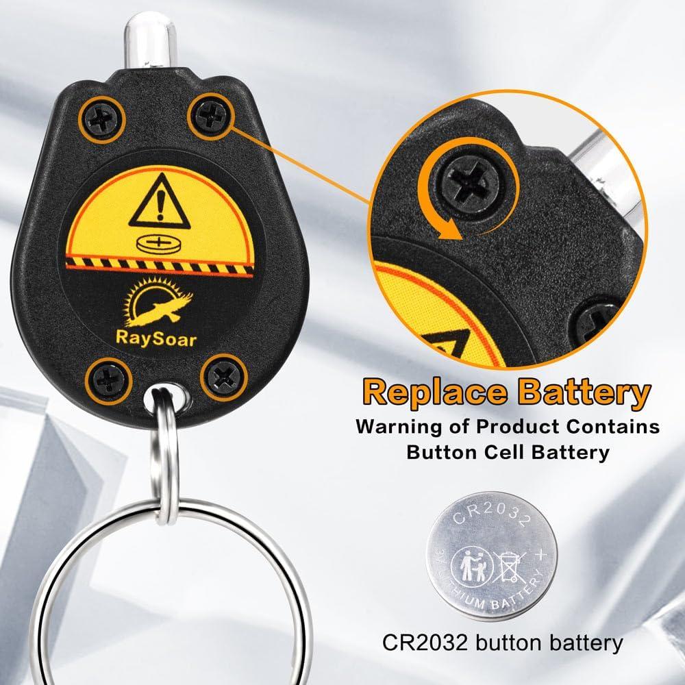 Paquete de 100 Linternas LED Rojo RaySoar para Observación Nocturna