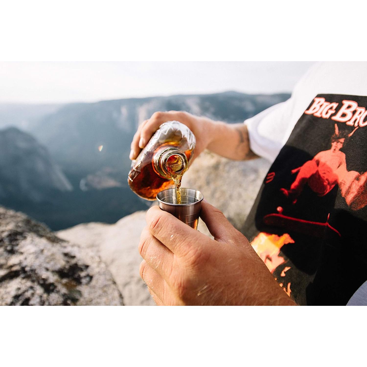 Vaso de Chupito Plegable Mizu 2 oz Acero Inoxidable Libre BPA