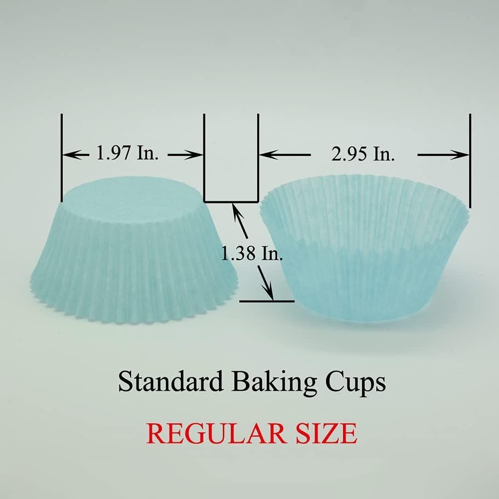 Forros de Cupcake Huaswan Azules 150 Unidades Resistentes