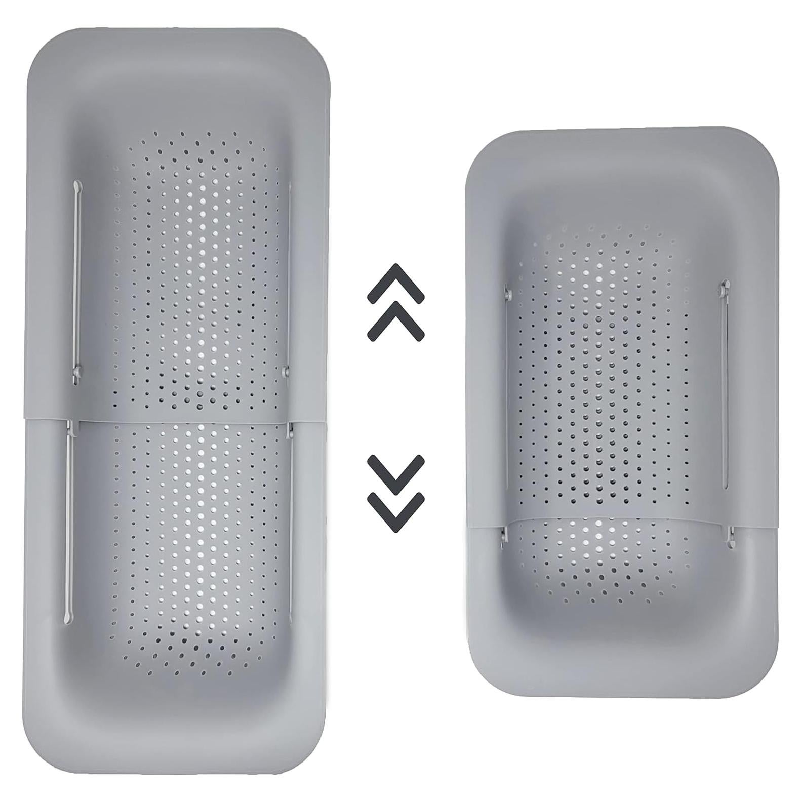Colador Expandible Makerstep Gris 49.5x20.3 cm - Cocina
