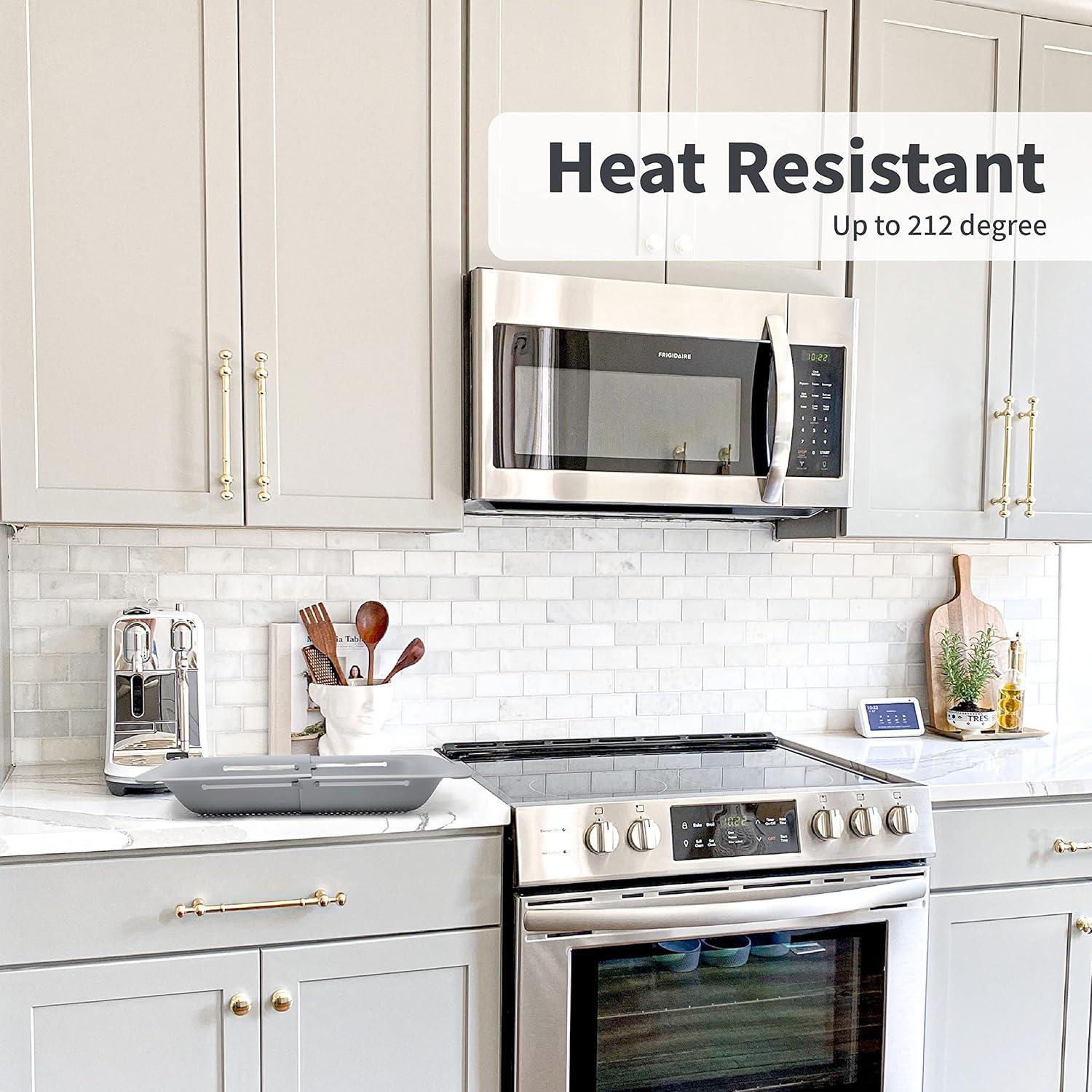 Colador Expandible Makerstep Gris 49.5x20.3 cm - Cocina