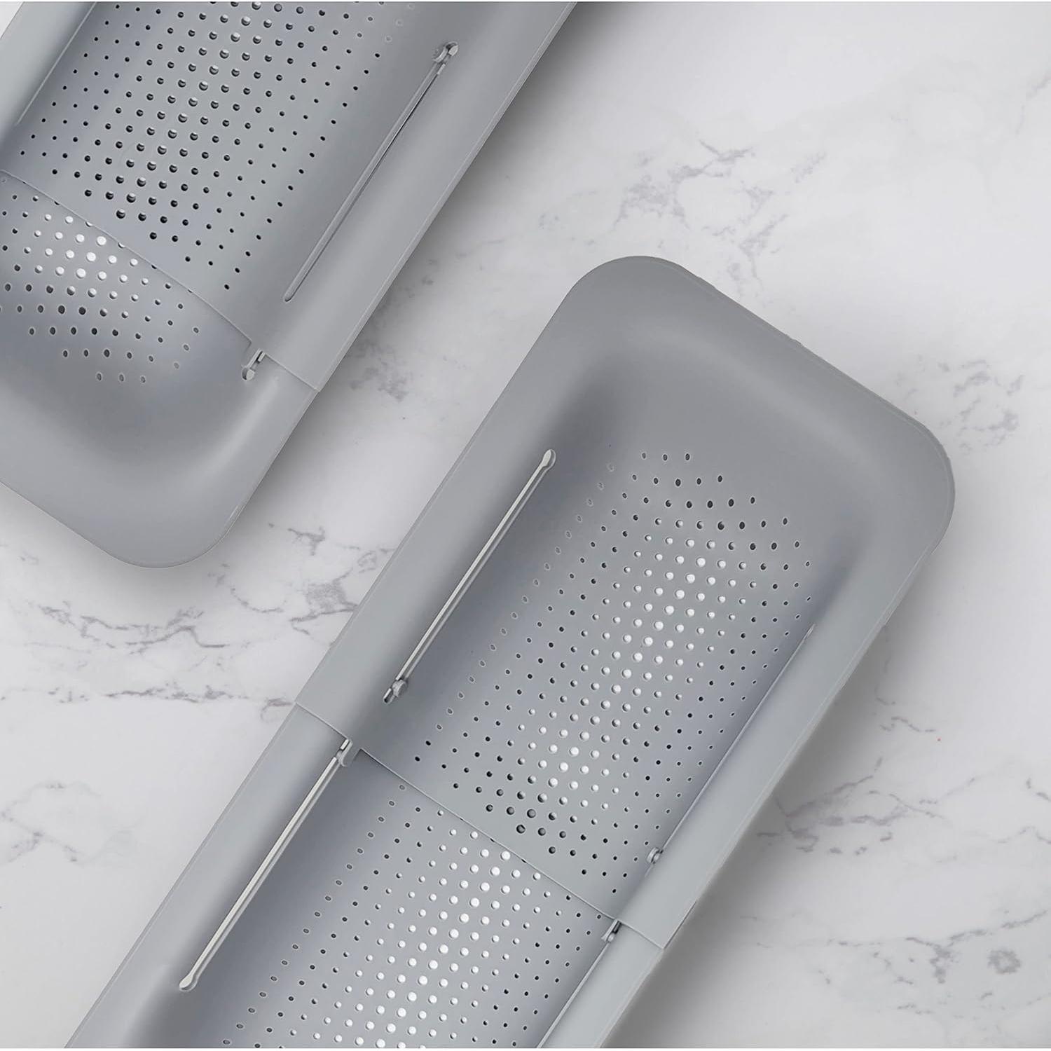 Colador Expandible Makerstep Gris 49.5x20.3 cm - Cocina
