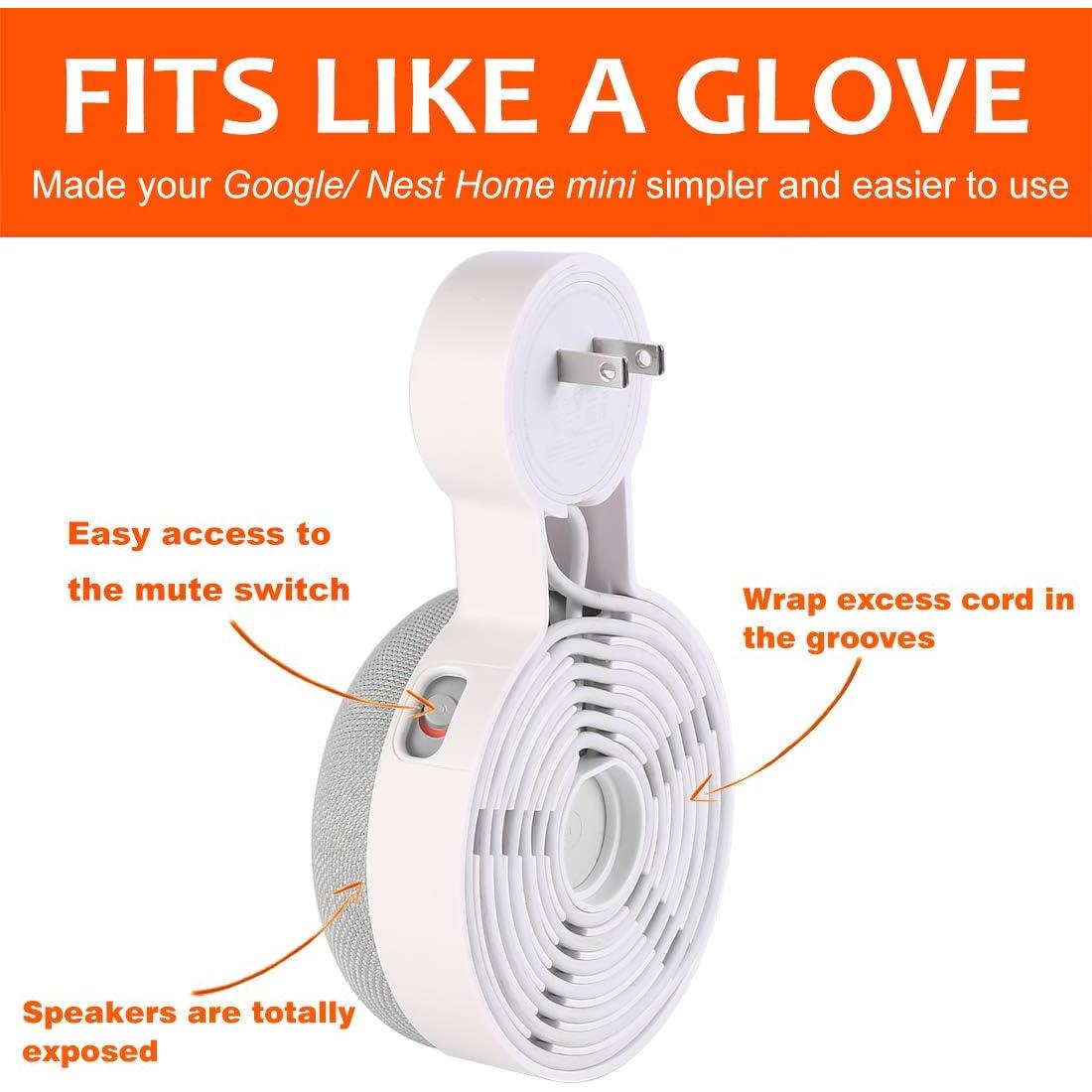 Soporte de Pared para Google Nest Mini y Home Mini - PEF