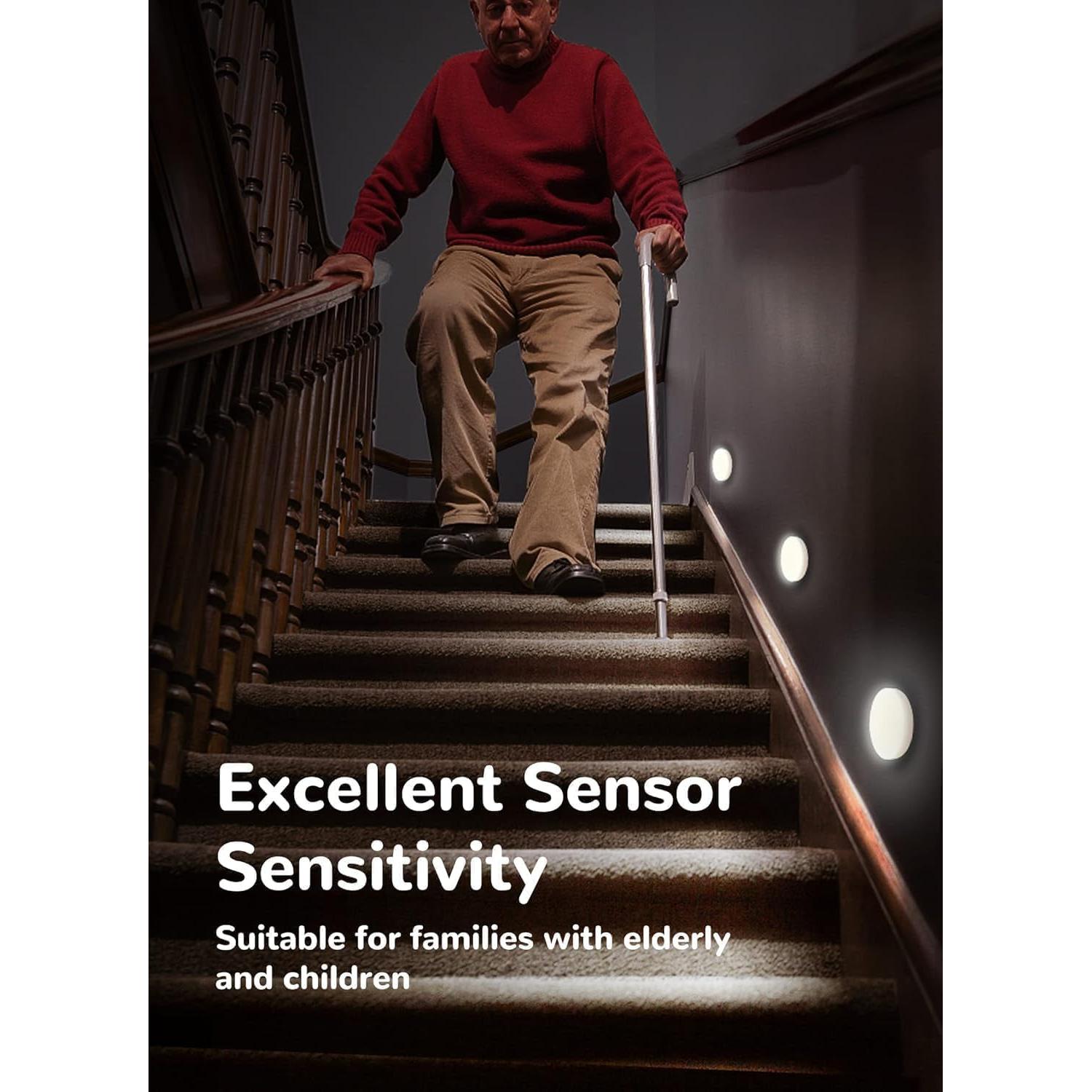 Homelist 3 Paquete Luces LED Puck con Sensor de Movimiento