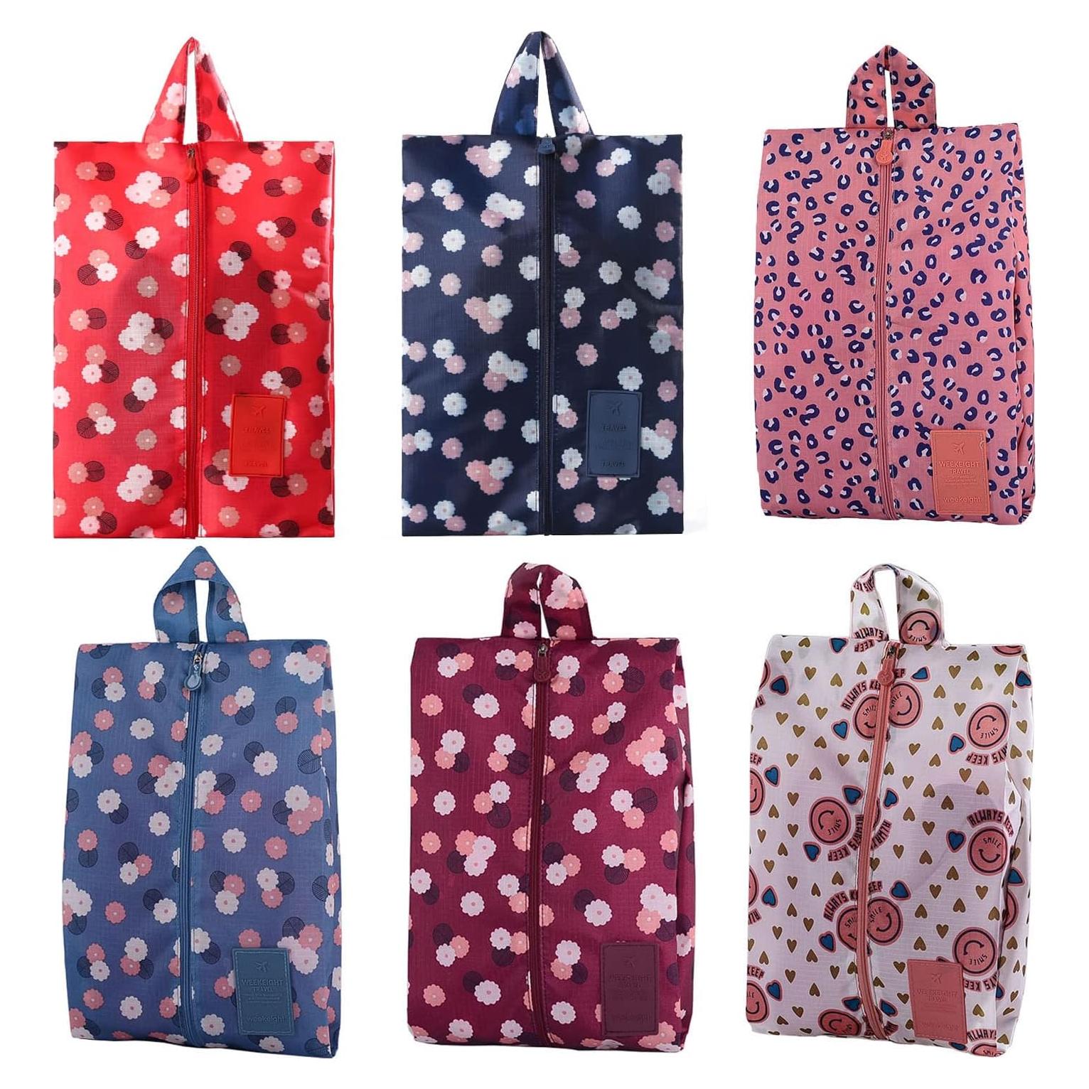 Paquete de 6 Bolsas de Viaje para Zapatos Bellcon - Lavables y Resistentes