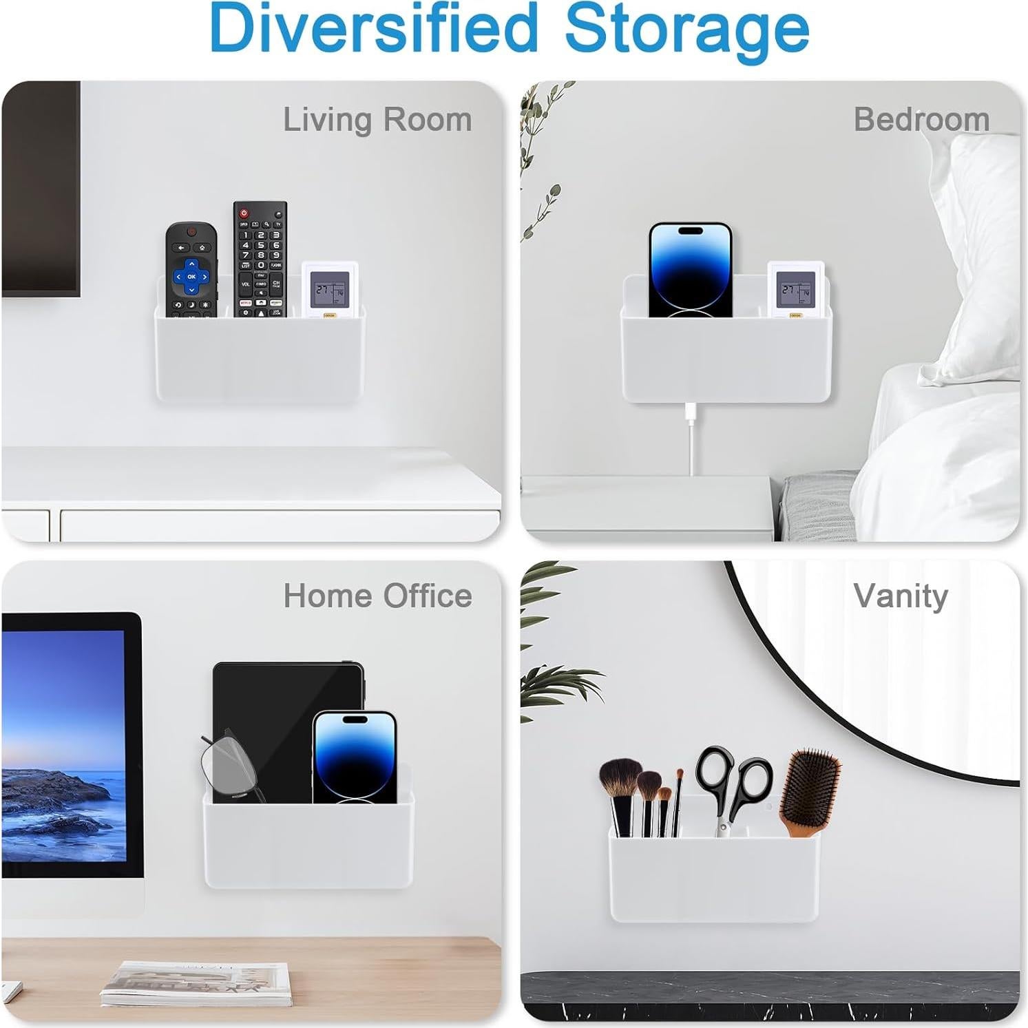 Soporte de Pared Ajustable Zaigelai para Control Remoto - 2 Piezas