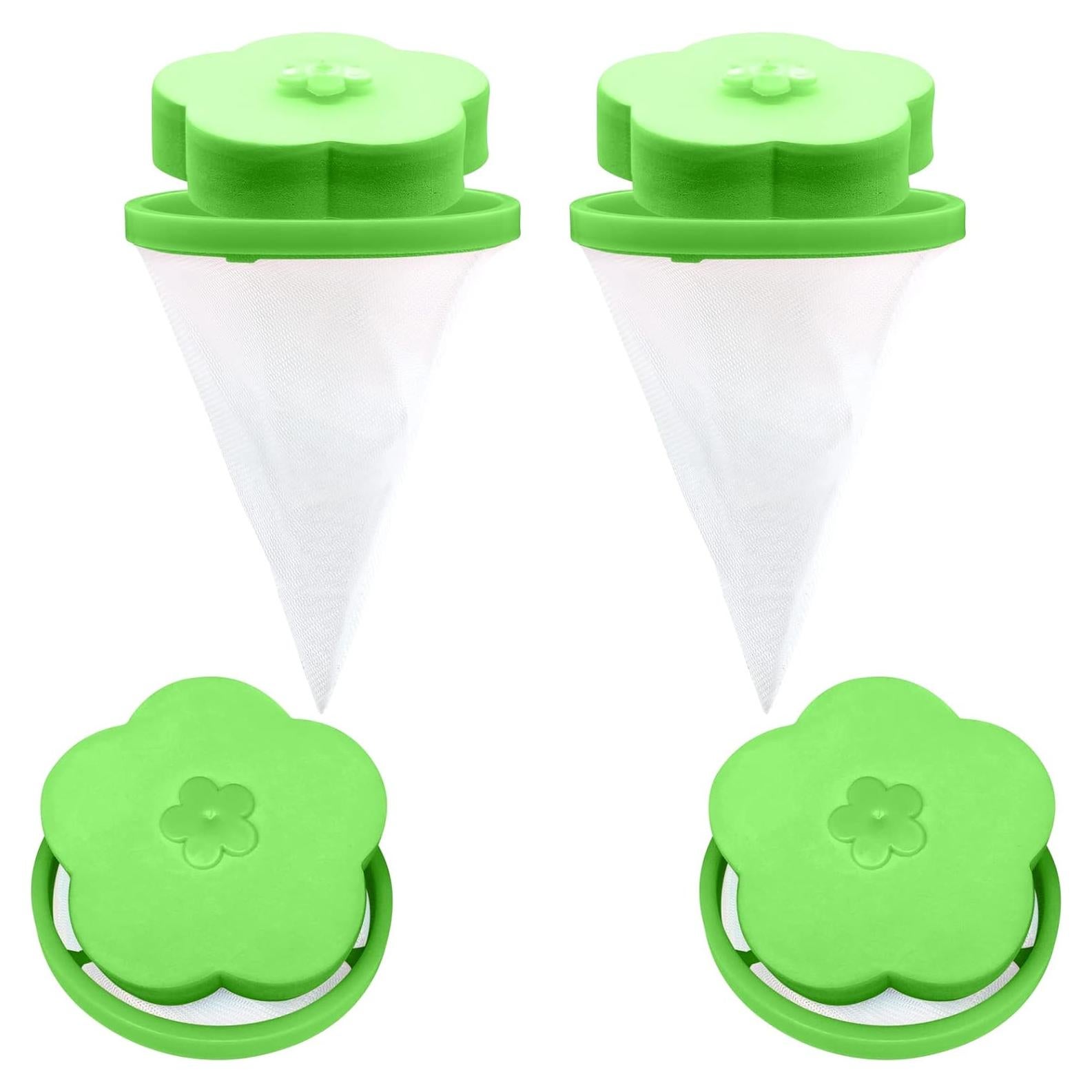 Capturador de pelusa NEIJIANG 4 piezas verde para lavadora