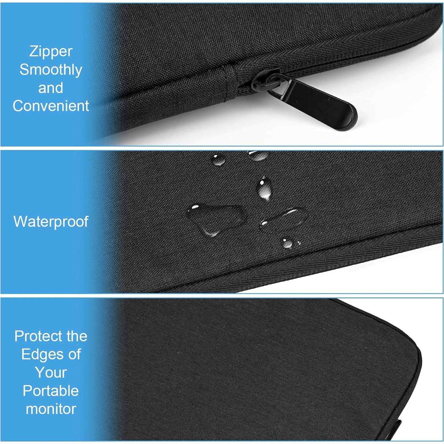 Funda para Laptop Ctemnpho 18.5" Negra, Protección Ligera