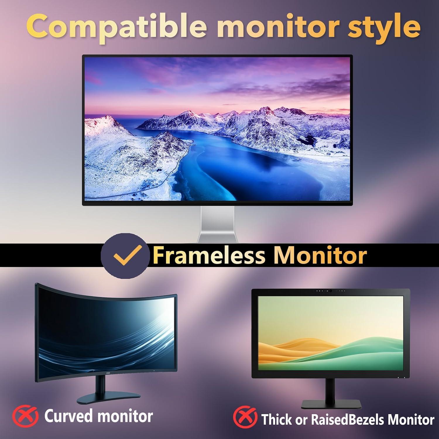 Filtro de Pantalla de Privacidad Magnético JEEETINTX 24" 16:9 2 Pack