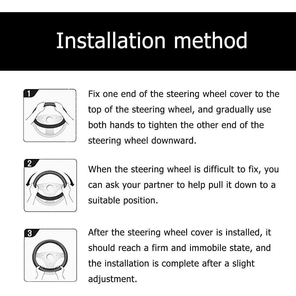 Cubierta de Volante de Silicona CNYMANY 33-38cm Negra