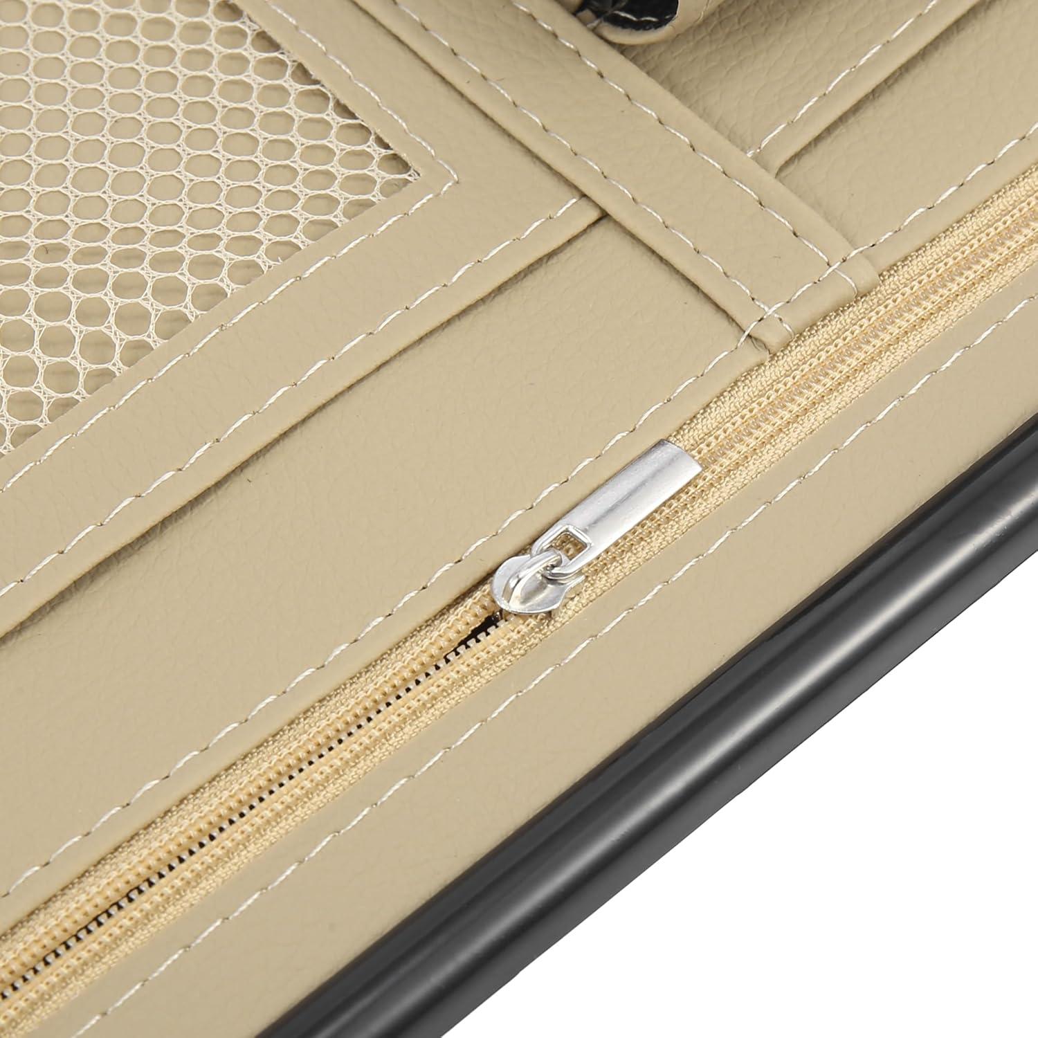 Organizador Universal para Visera del Coche X AUTOHAUX Beige