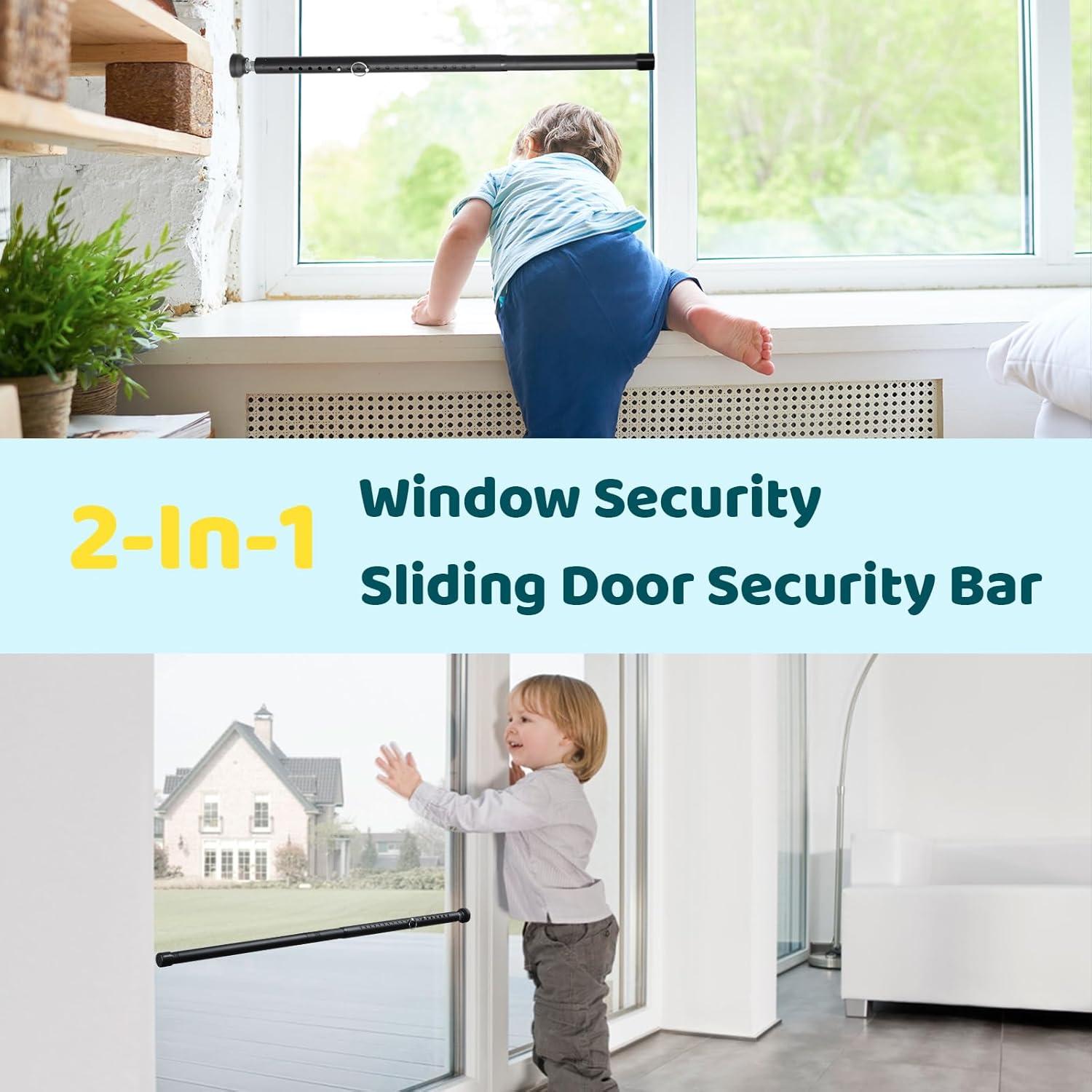 Barra de Seguridad POKUSI para Puertas Correderas 43-127 cm