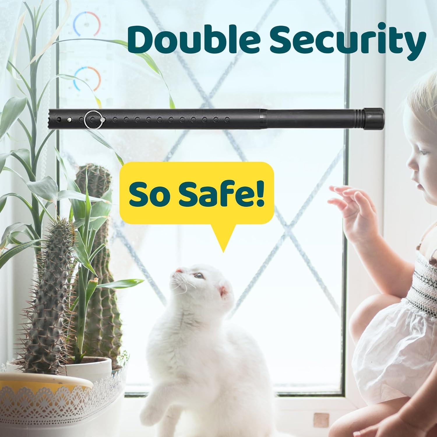 Barra de Seguridad POKUSI para Puertas Correderas 43-127 cm