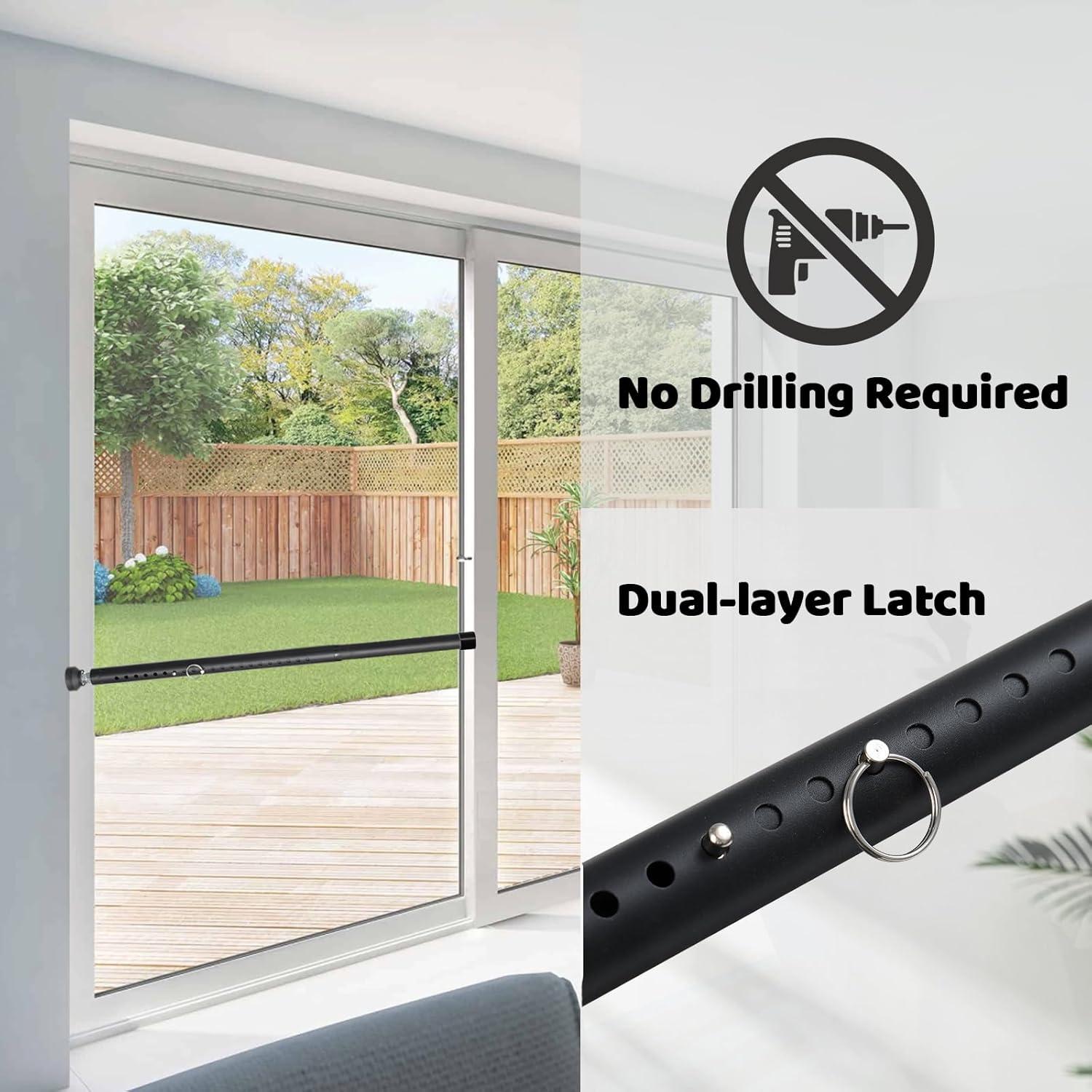 Barra de Seguridad POKUSI para Puertas Correderas 43-127 cm