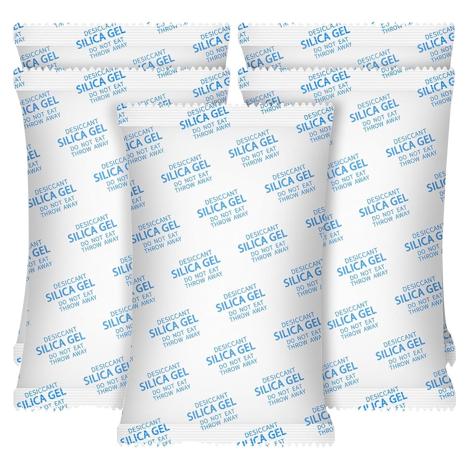 Paquetes de Gel de Sílice 600g - Suobo, 3 Unidades, Deshidratantes Reutilizables