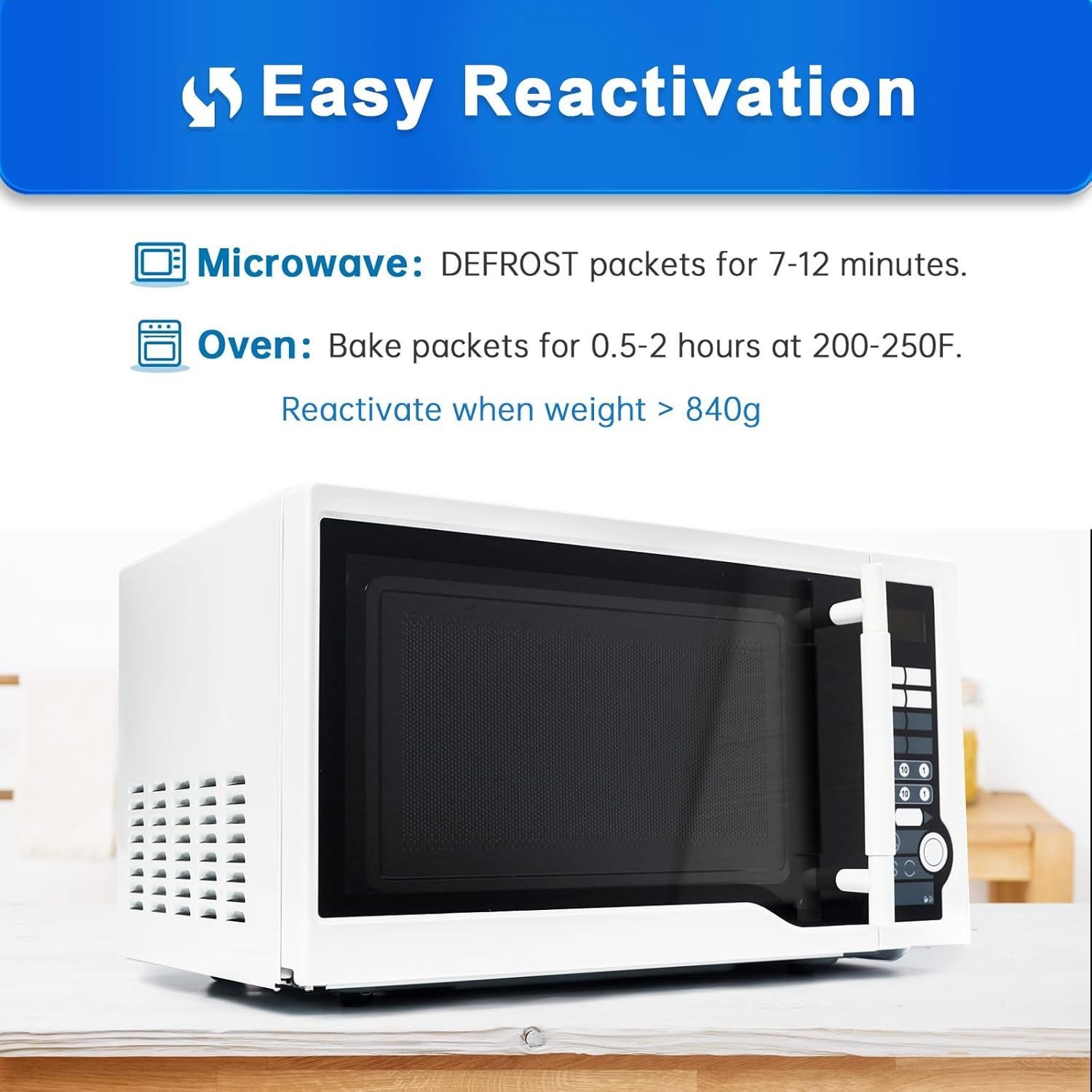 Paquetes de Gel de Sílice 600g - Suobo, 3 Unidades, Deshidratantes Reutilizables