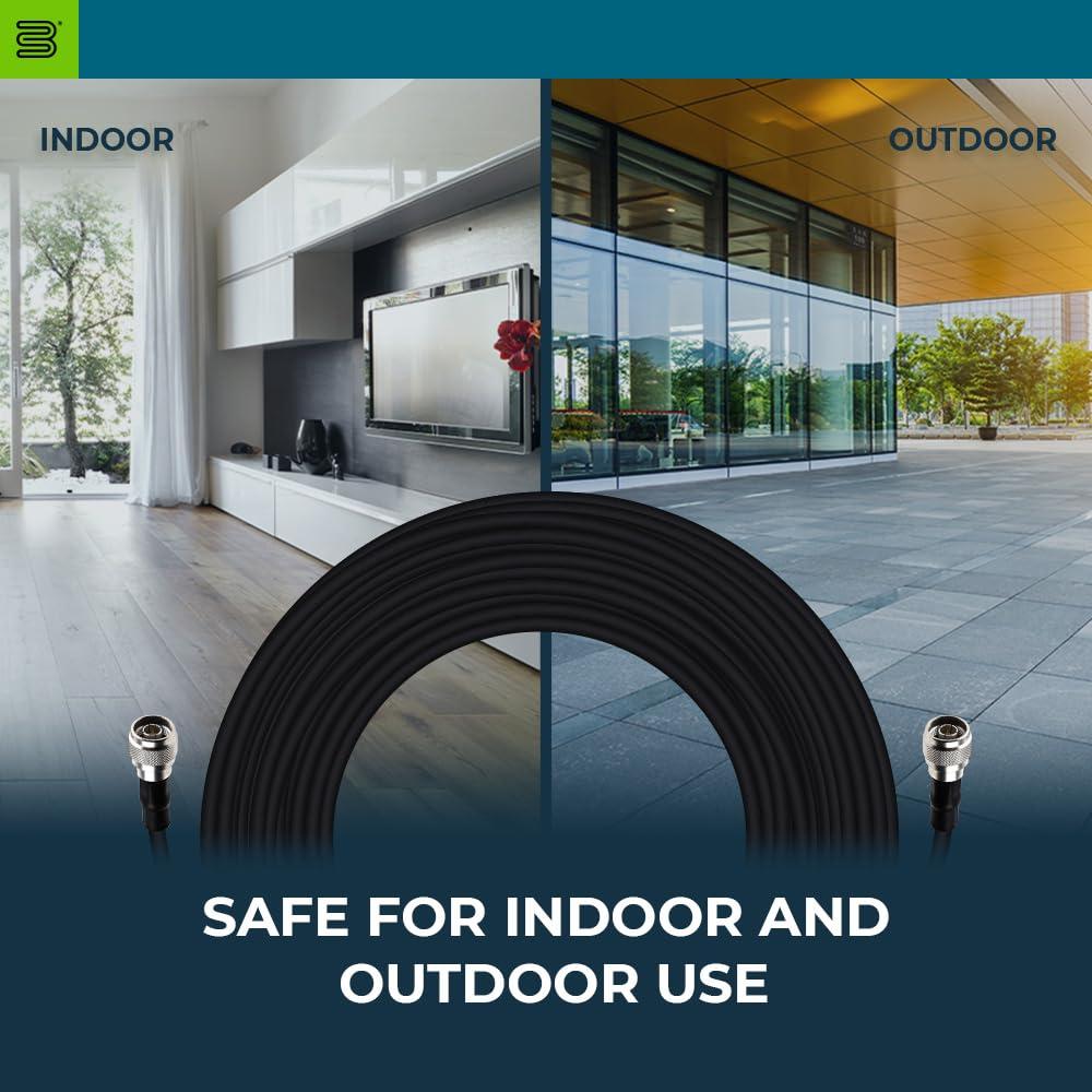 Cable Coaxial Bolton 400 - 0.61m N-Macho a N-Macho 50 Ohm