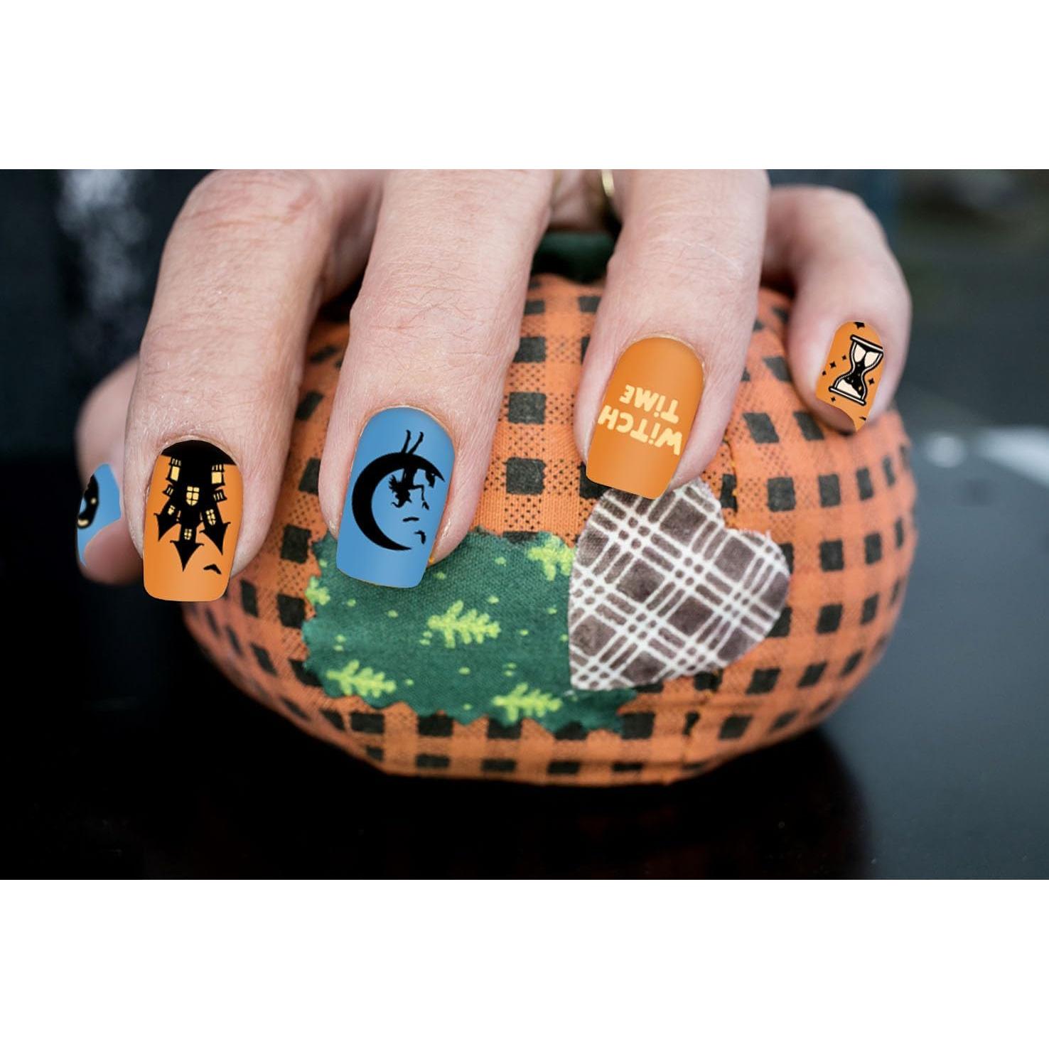 Set de 6 Placas de Estampado de Uñas Halloween Hying - Acero Inoxidable