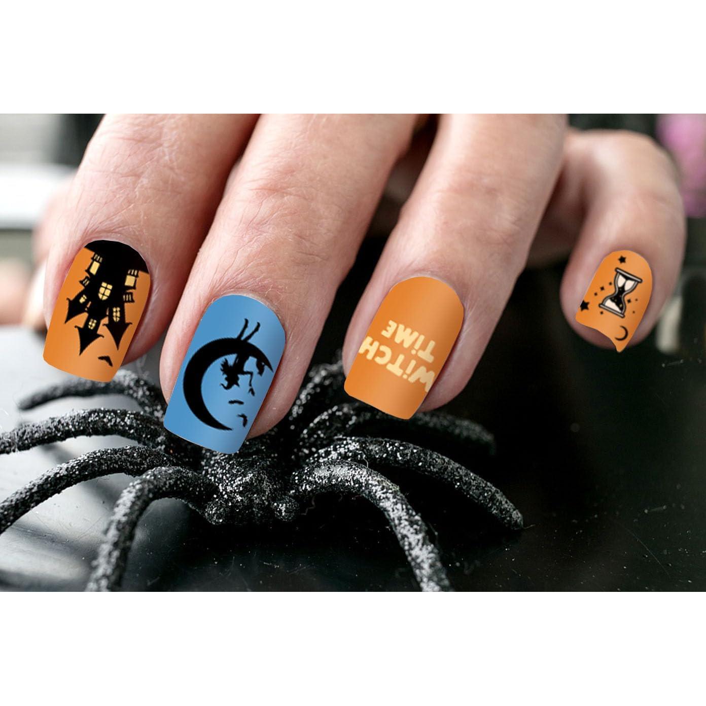 Set de 6 Placas de Estampado de Uñas Halloween Hying - Acero Inoxidable