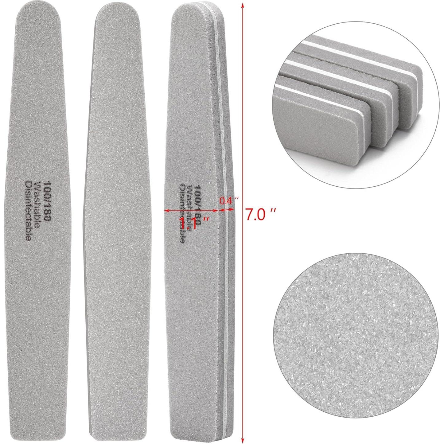 Bloques de Pulido de Uñas LoveBB 10 Pcs Doble Cara 100/180 Grano